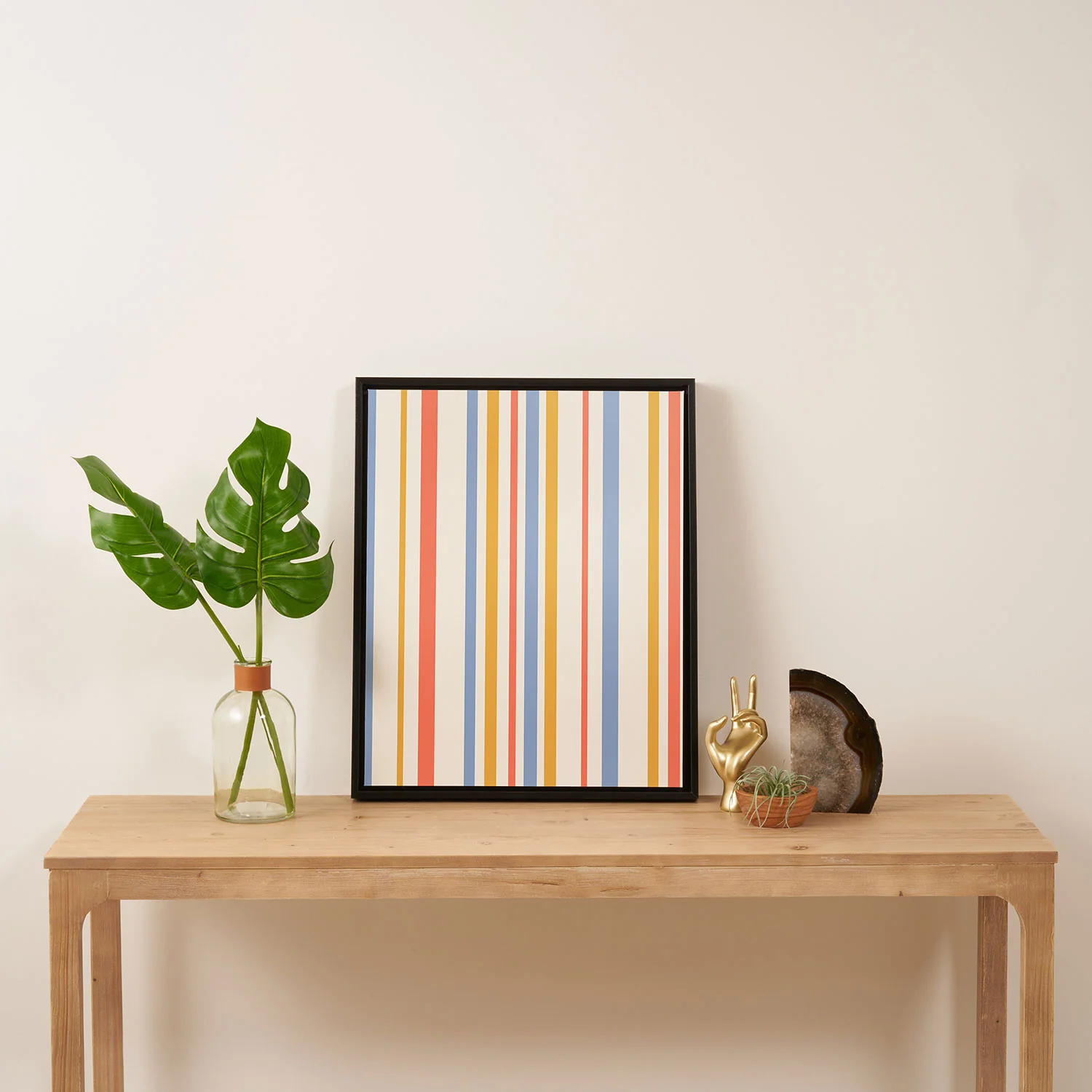 Colour Poems Classic Retro Stripes III Art Canvas - Image 12