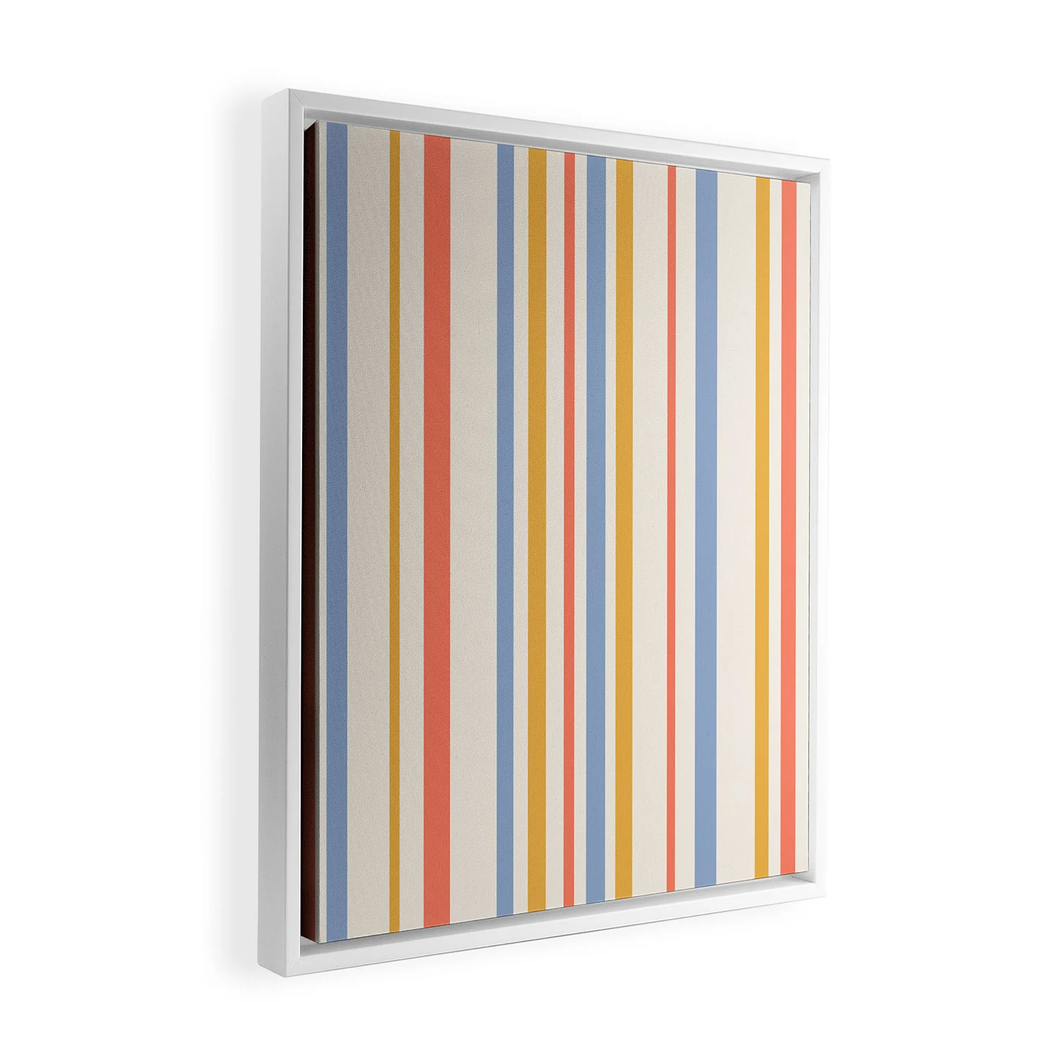 Colour Poems Classic Retro Stripes III Art Canvas - Image 15