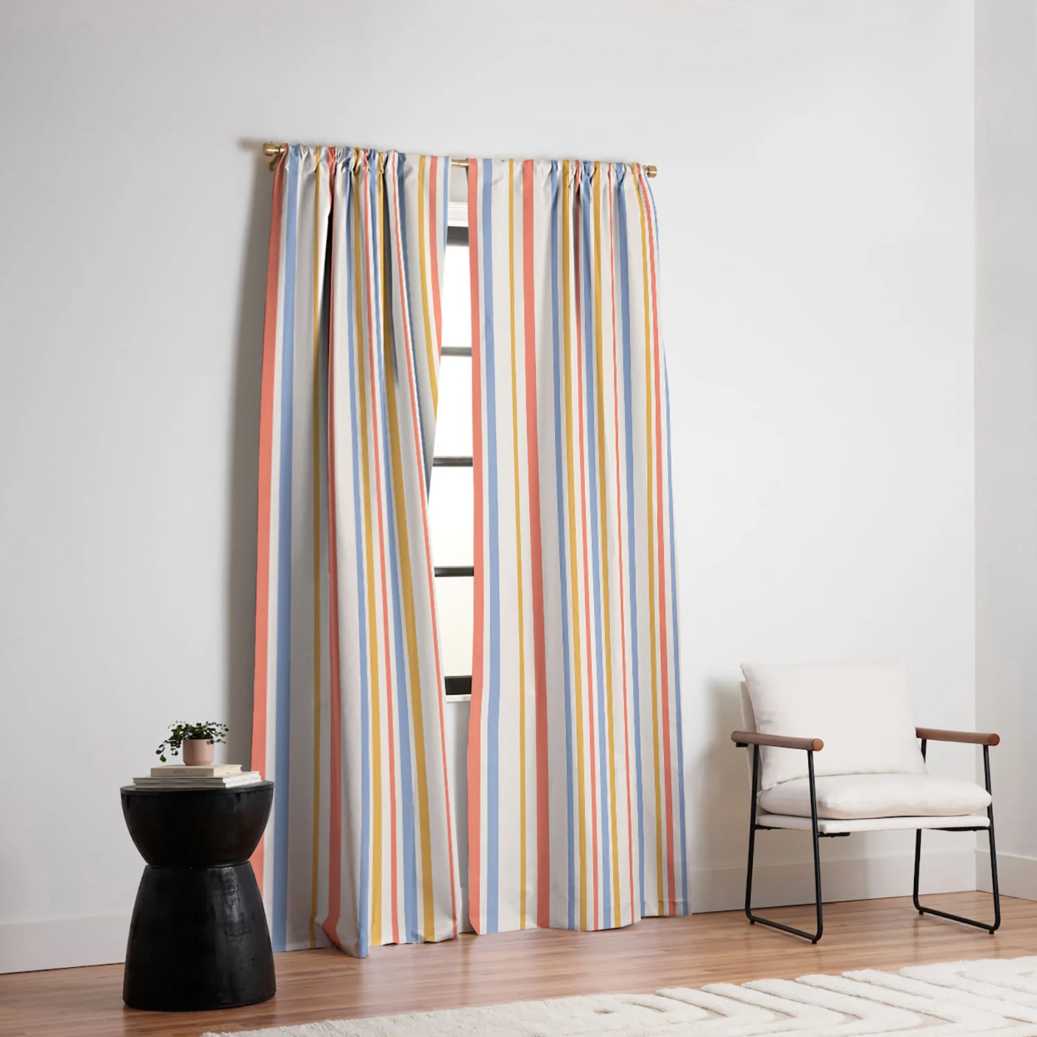 Colour Poems Classic Retro Stripes III Blackout Non Repeat - Image 2