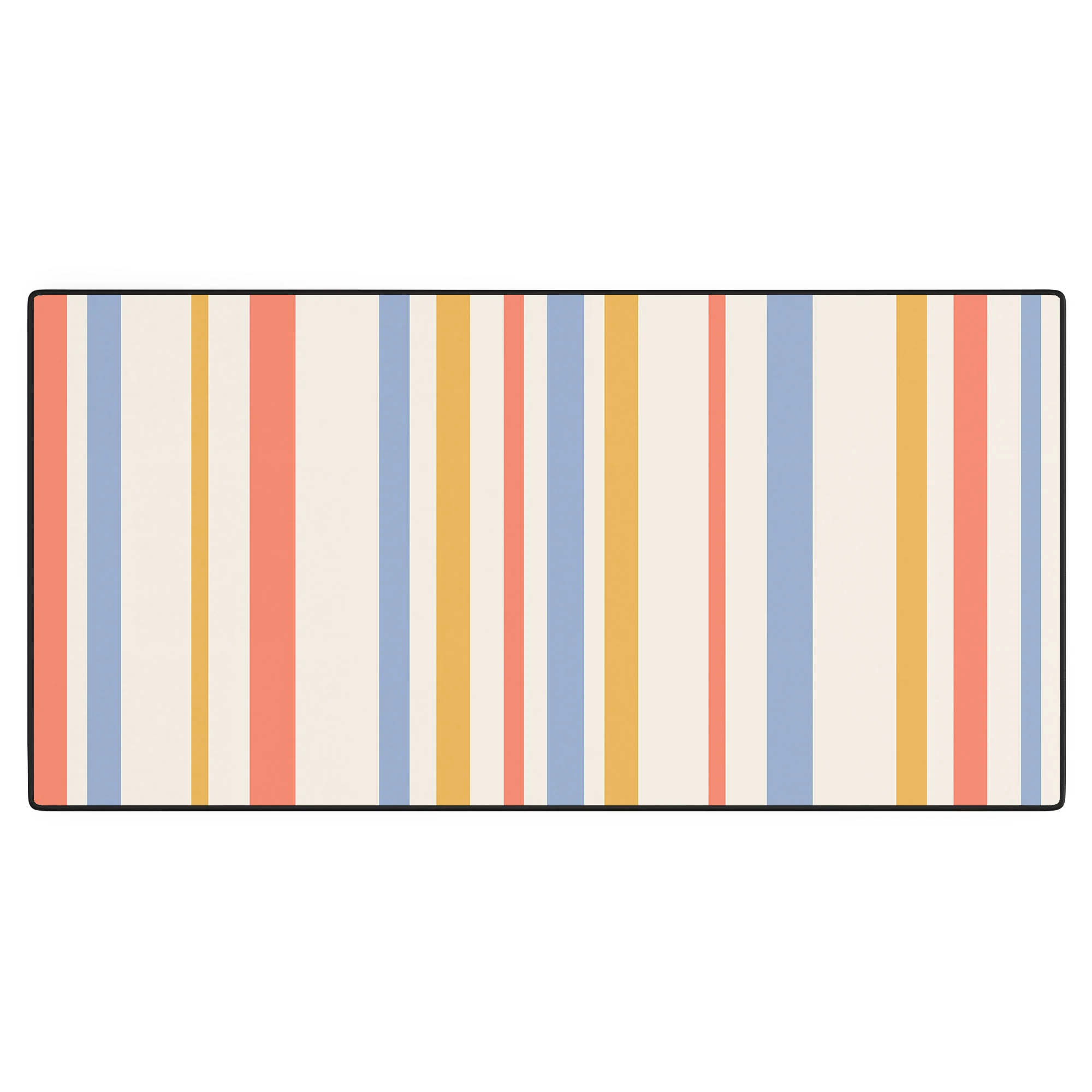 Colour Poems Classic Retro Stripes III Desk Mat