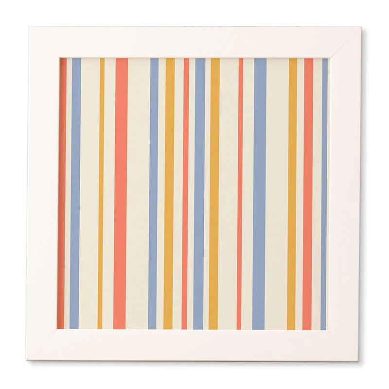 Colour Poems Classic Retro Stripes III Framed Wall Art - Image 13