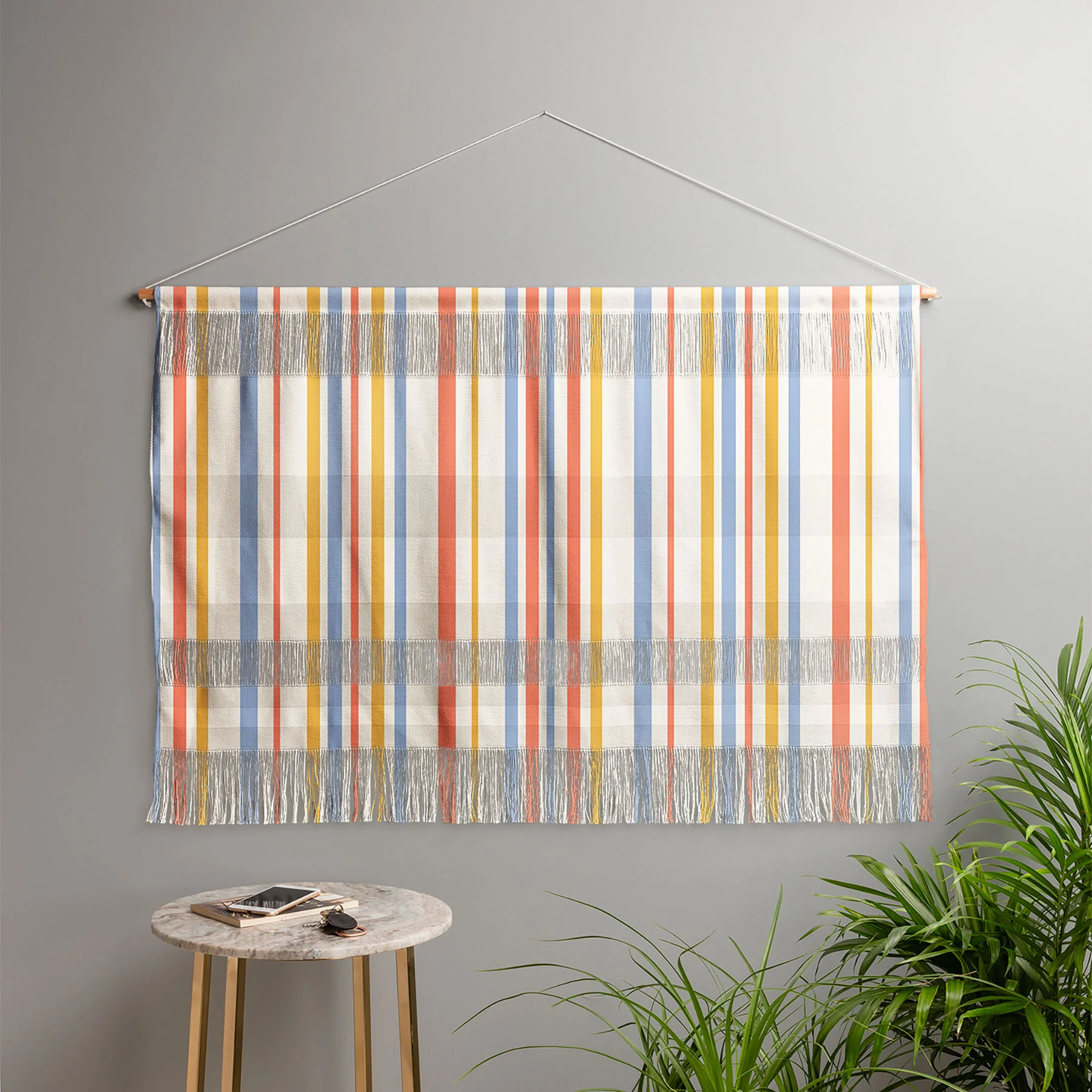 Colour Poems Classic Retro Stripes III Wall Hanging Landscape - Image 4