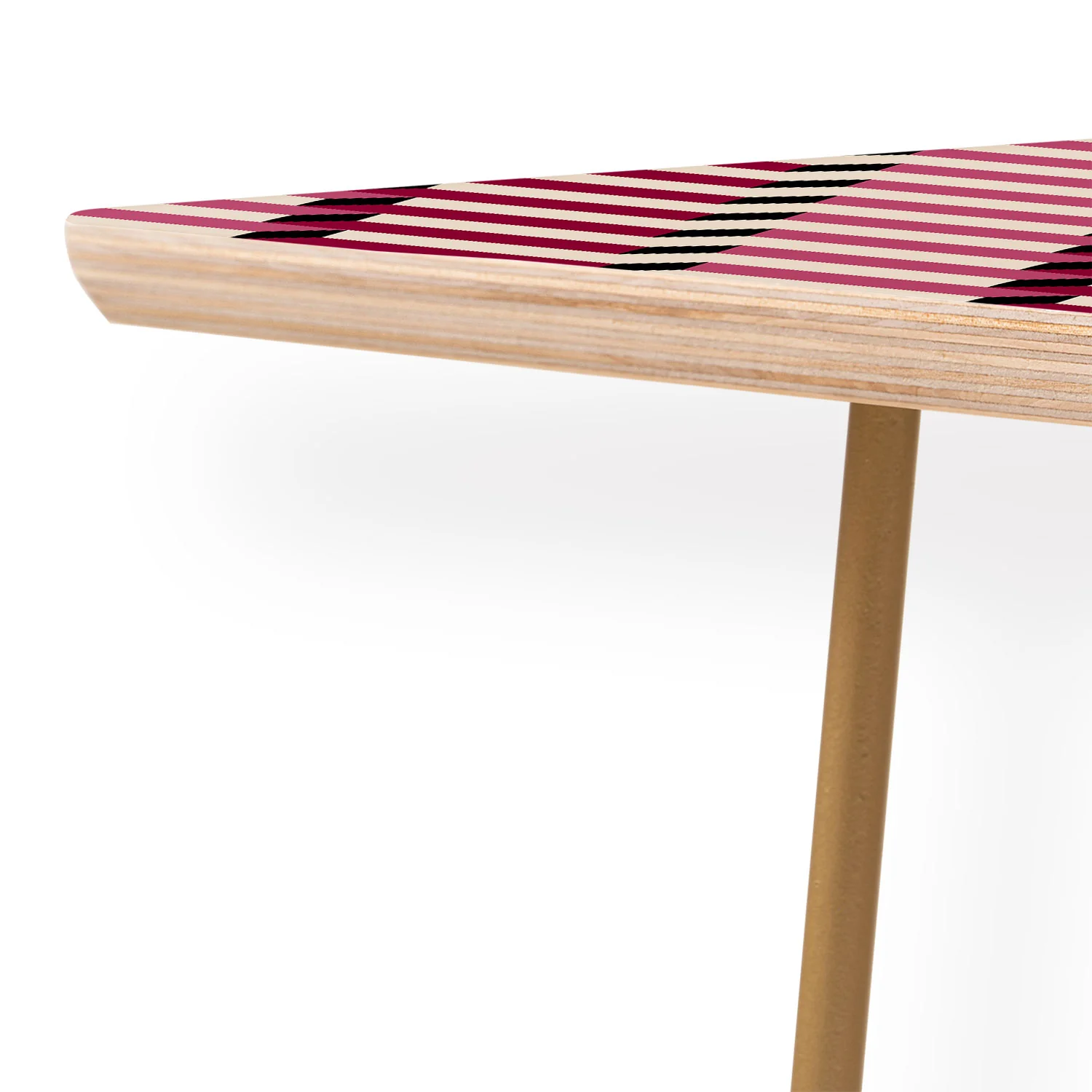 Colour Poems Columns Pattern I Coffee Table - Image 5