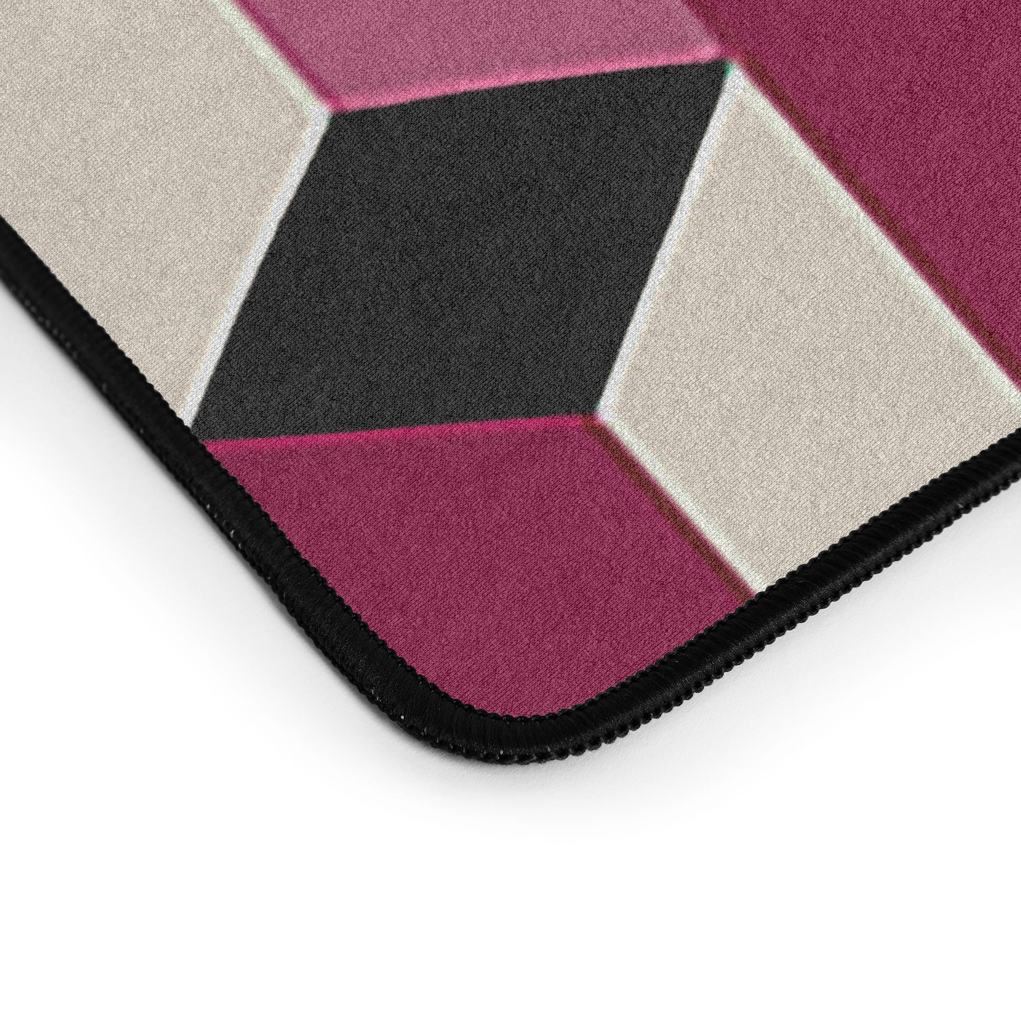 Colour Poems Columns Pattern I Desk Mat - Image 3