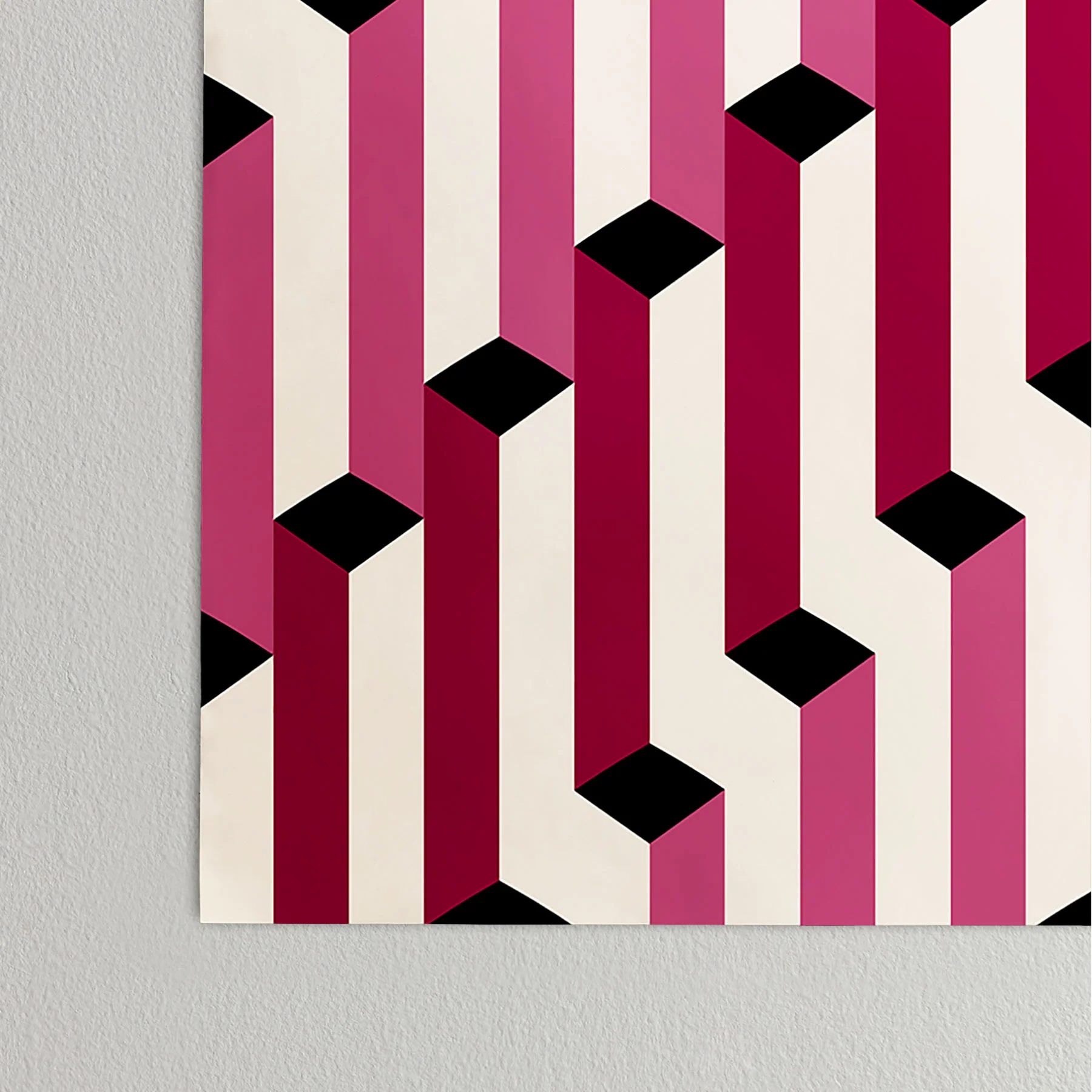 Colour Poems Columns Pattern I Poster - Image 3