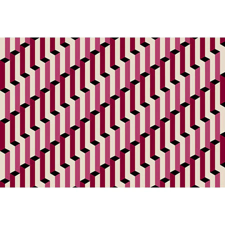 Colour Poems Columns Pattern I Wall Mural - Image 6
