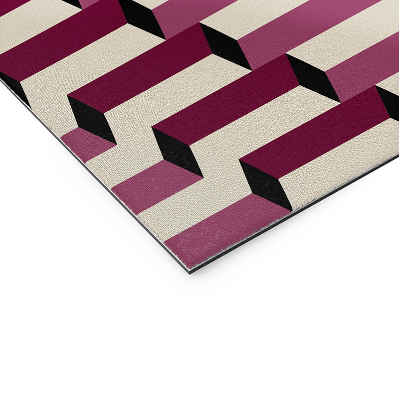 Colour Poems Columns Pattern I Welcome Mat - Image 6