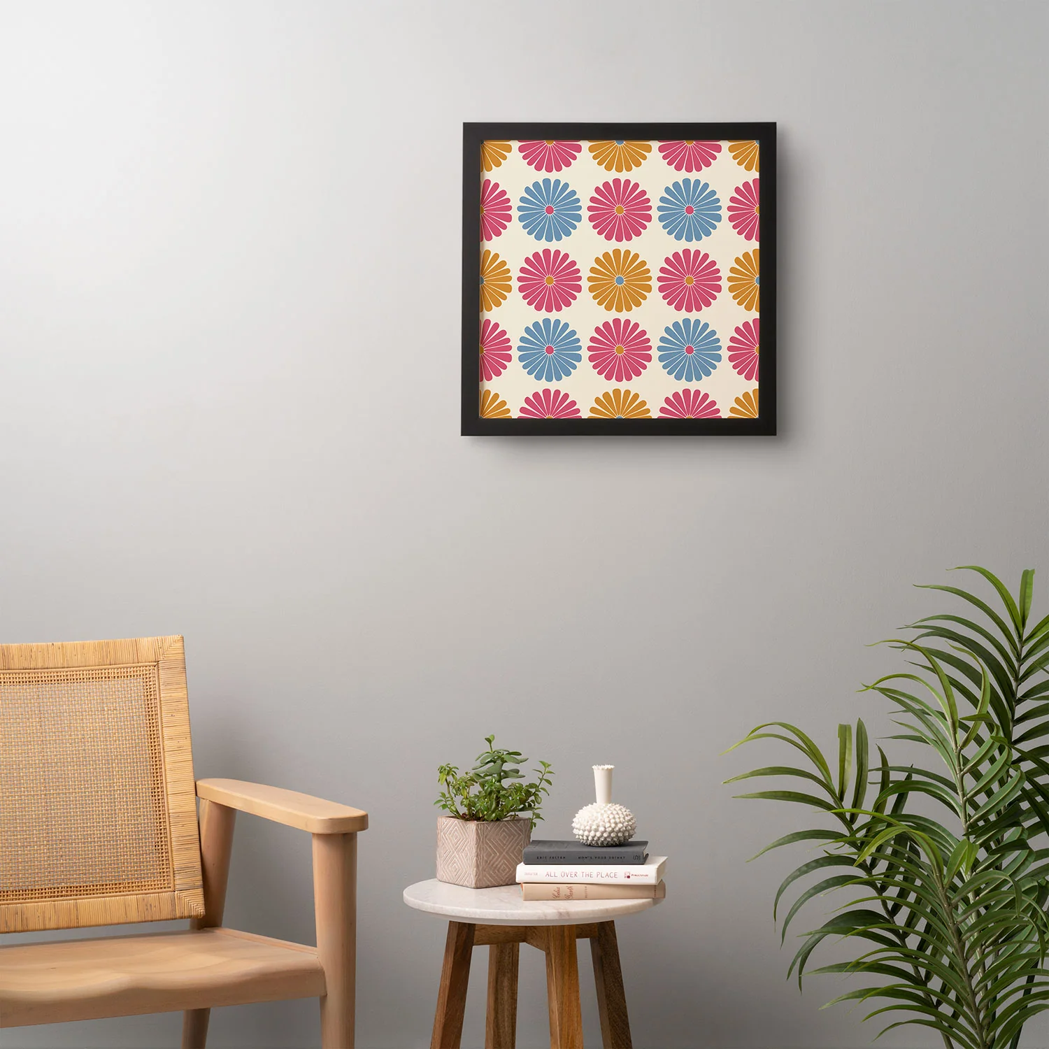 Colour Poems Daisy Pattern Multicolor II Framed Wall Art - Image 10
