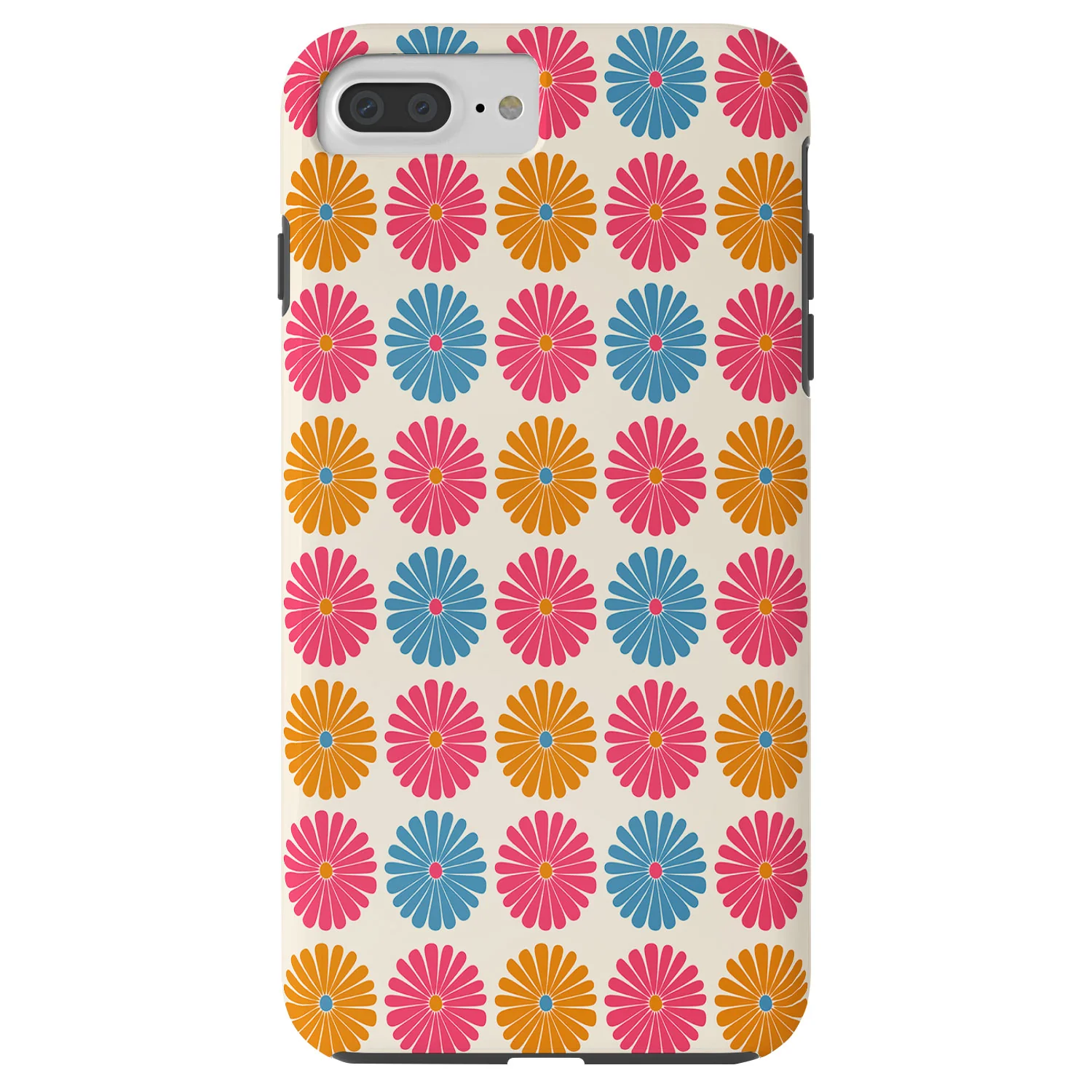 Colour Poems Daisy Pattern Multicolor II Phone Case - Image 34
