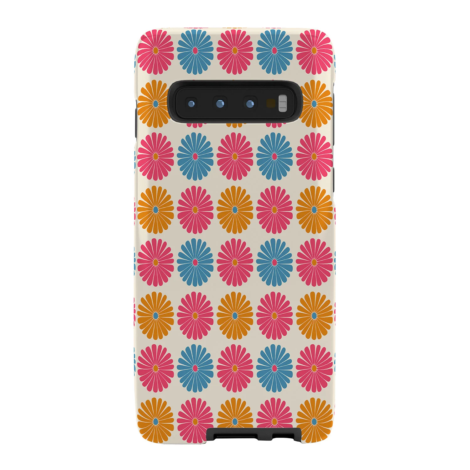 Colour Poems Daisy Pattern Multicolor II Phone Case - Image 36
