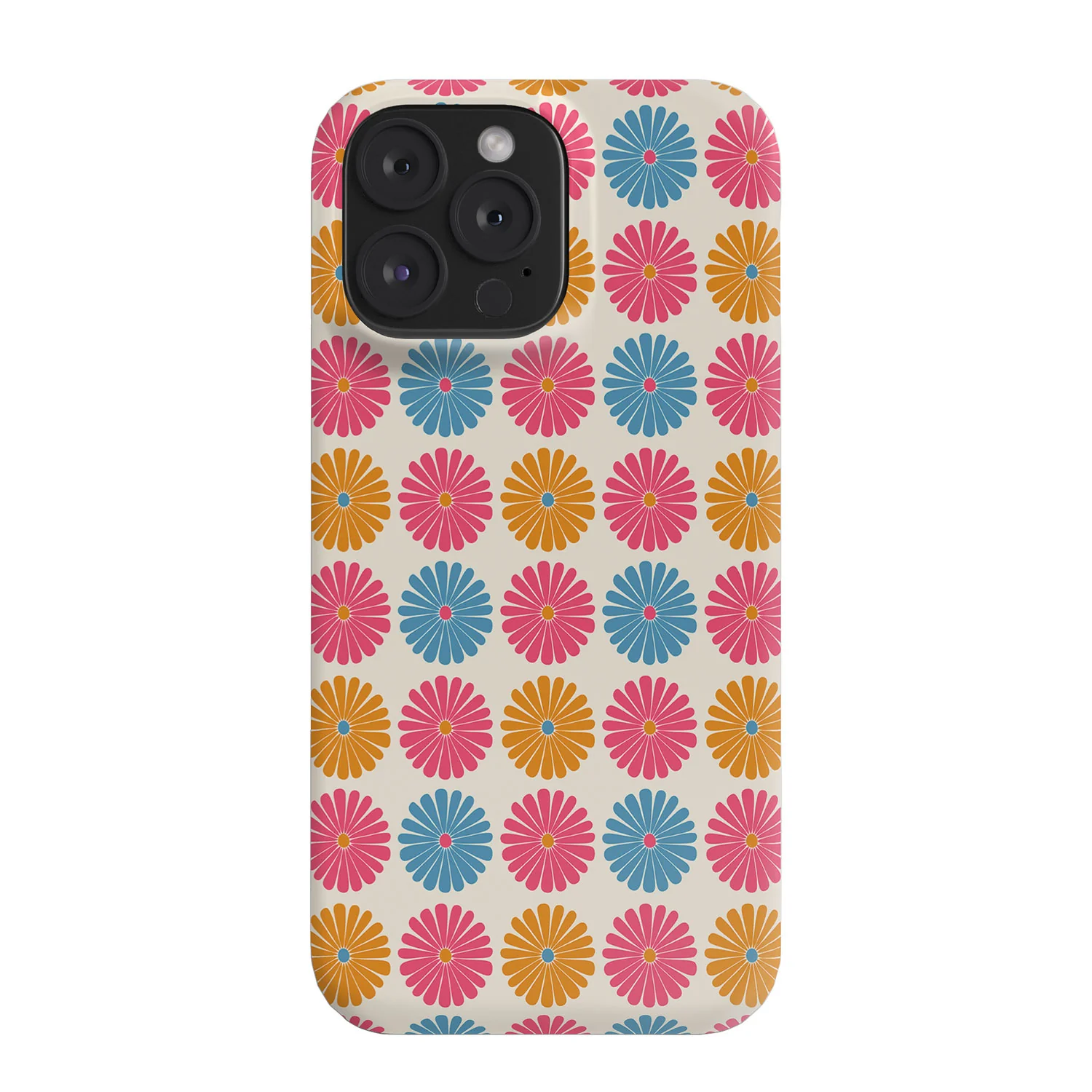 Colour Poems Daisy Pattern Multicolor II Phone Case - Image 58