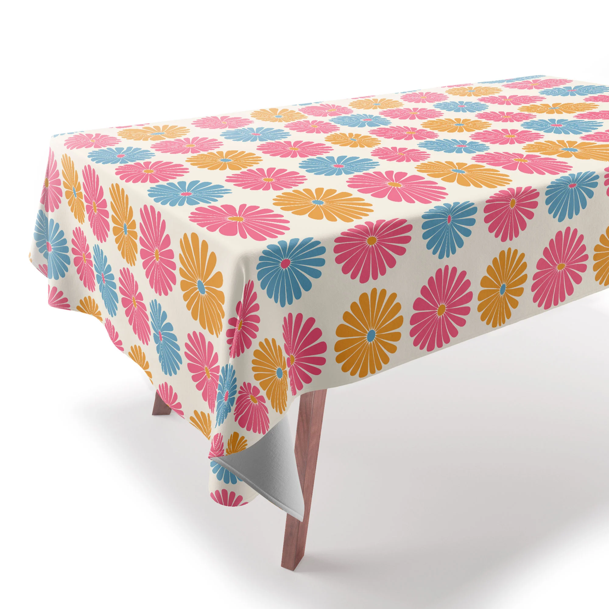 Colour Poems Daisy Pattern Multicolor II Tablecloth - Image 2