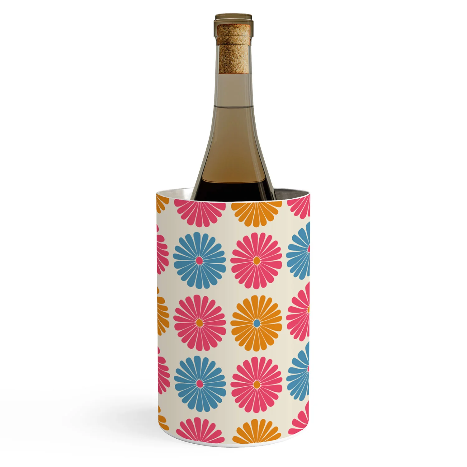 Colour Poems Daisy Pattern Multicolor II Wine Chiller