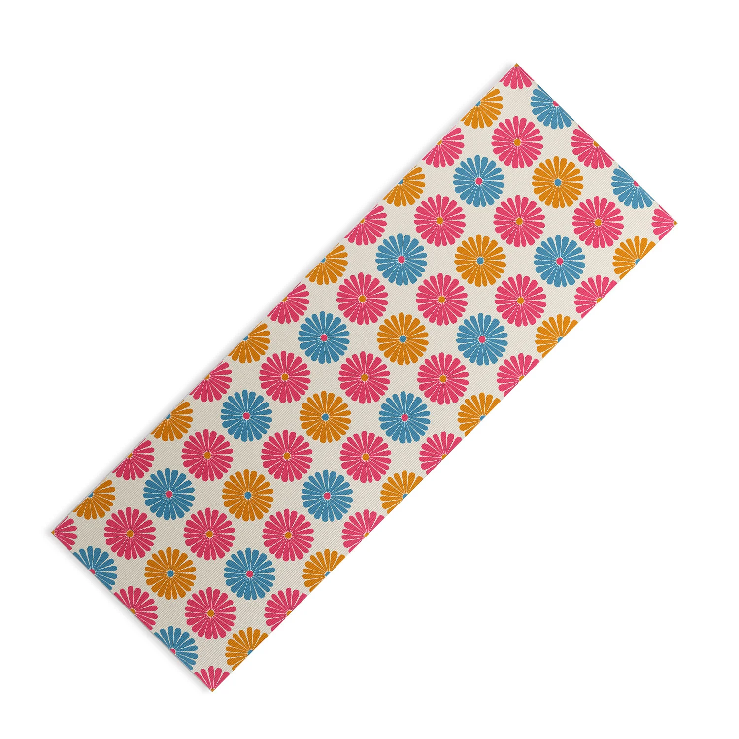 Colour Poems Daisy Pattern Multicolor II Yoga Mat