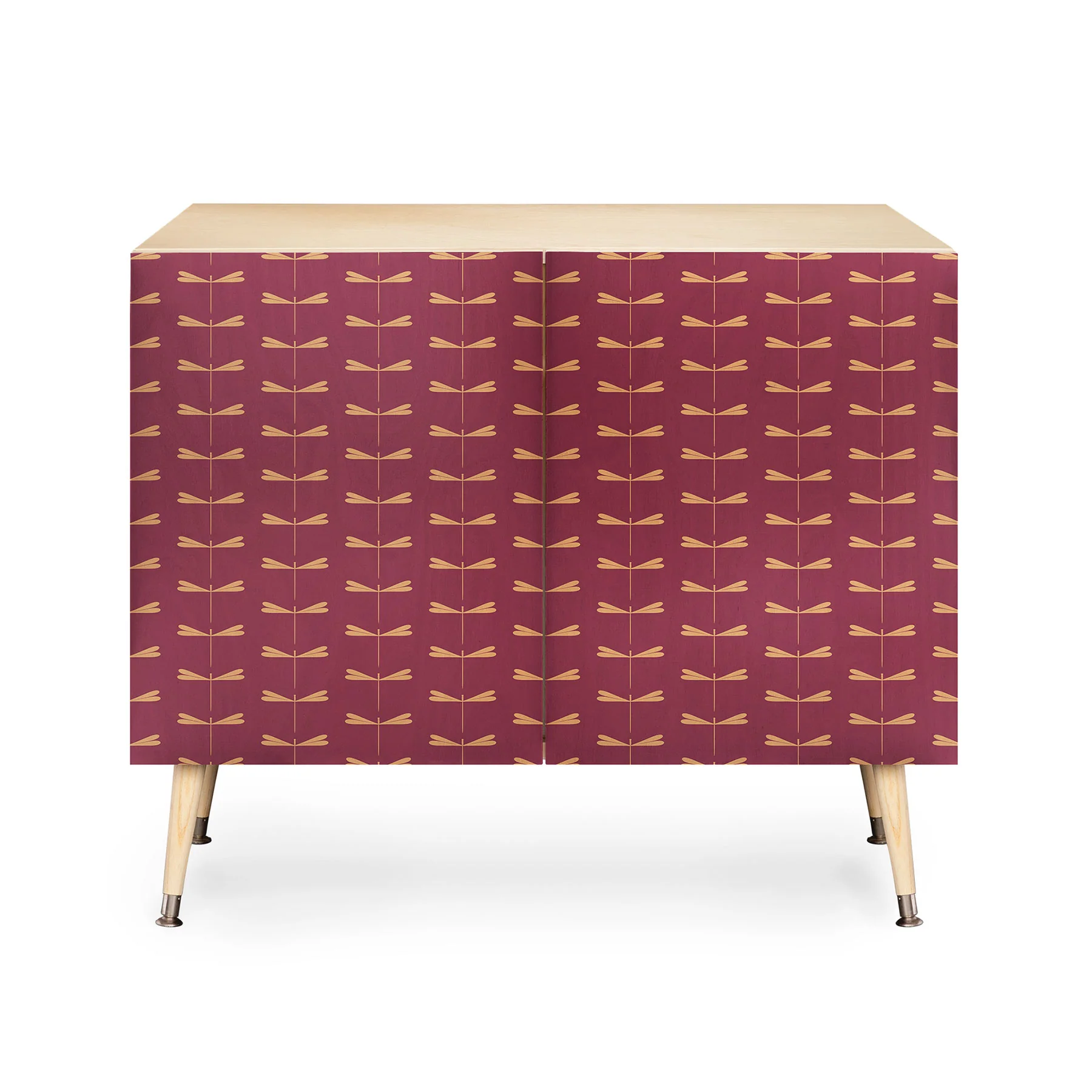 Colour Poems Dragonfly Pattern Mauve Credenza - Image 16