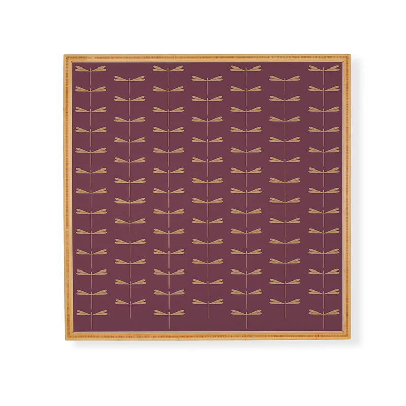 Colour Poems Dragonfly Pattern Mauve Framed Wall Art - Image 5