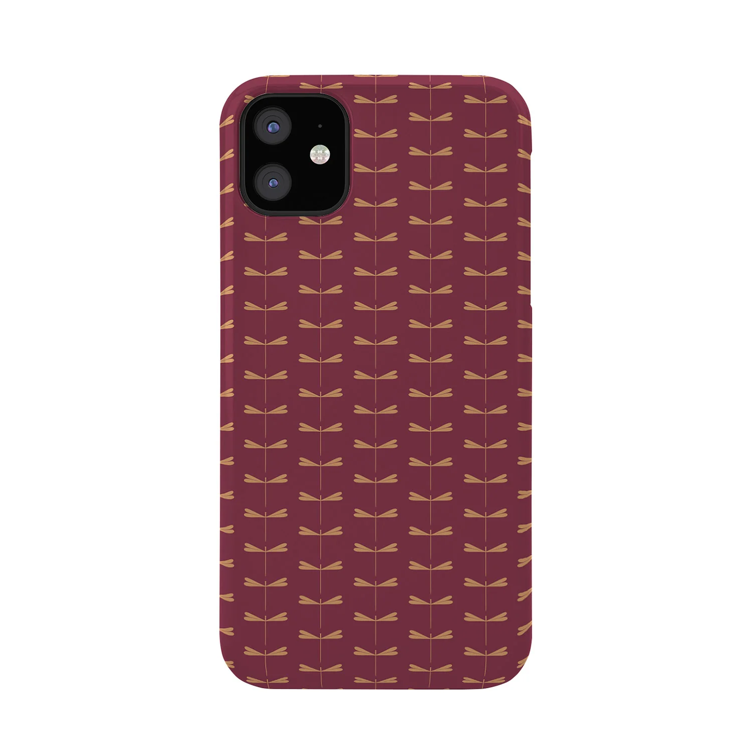 Colour Poems Dragonfly Pattern Mauve Phone Case - Image 9
