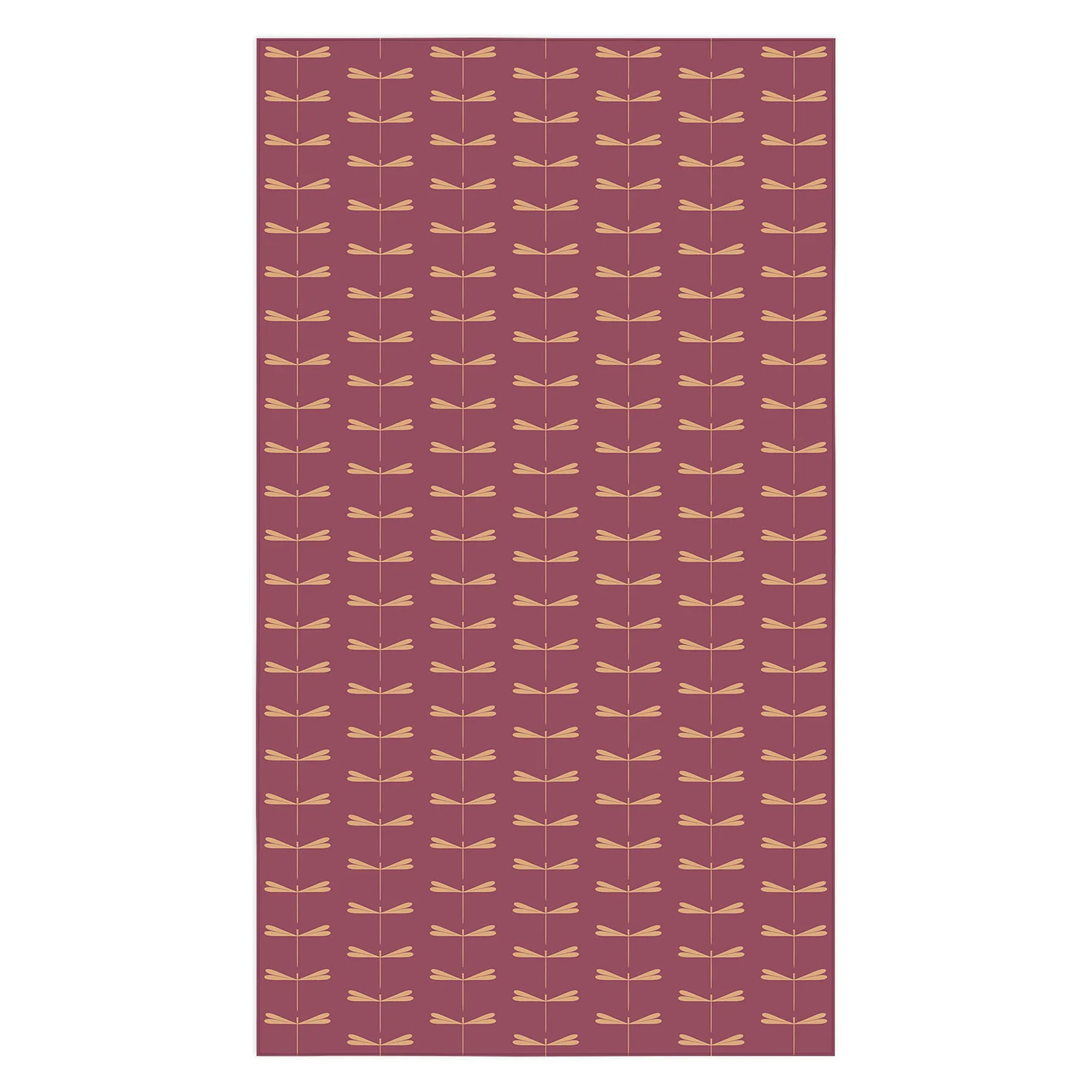 Colour Poems Dragonfly Pattern Mauve Tablecloth