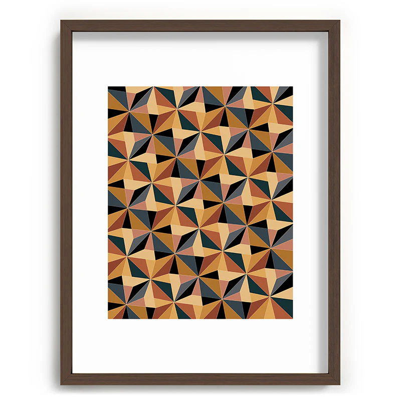 Colour Poems Kaleidoscope I Recessed Framing Rectangle - Image 23