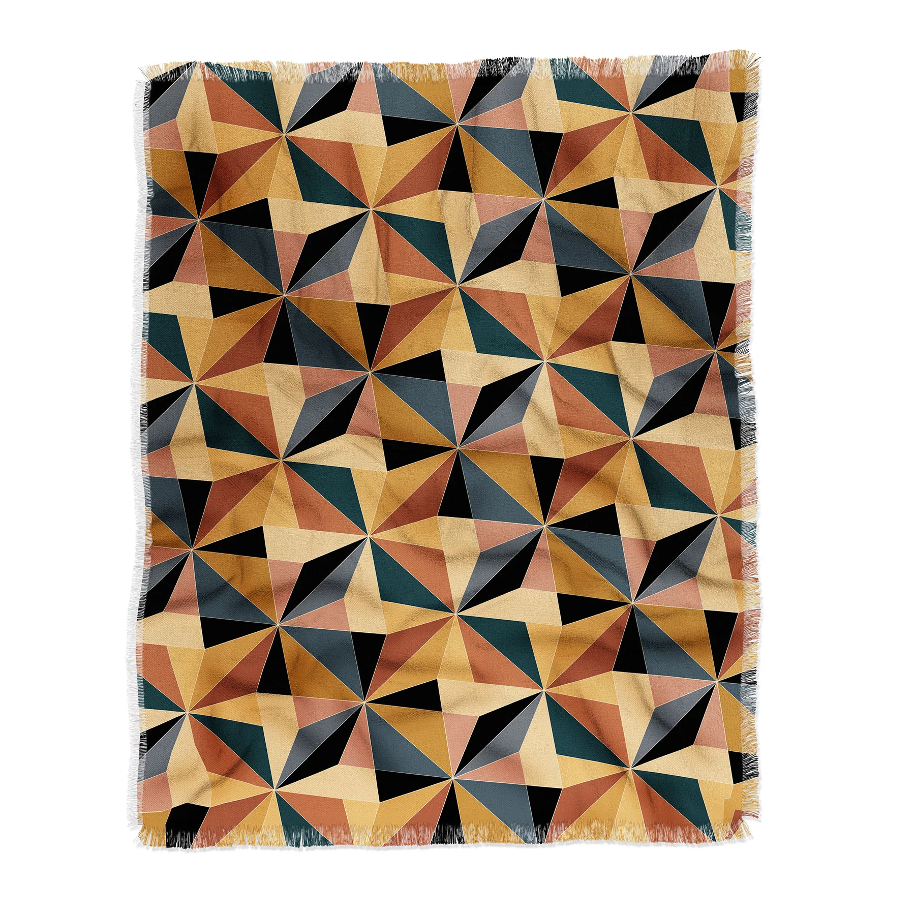 Colour Poems Kaleidoscope I Throw Blanket - Image 6