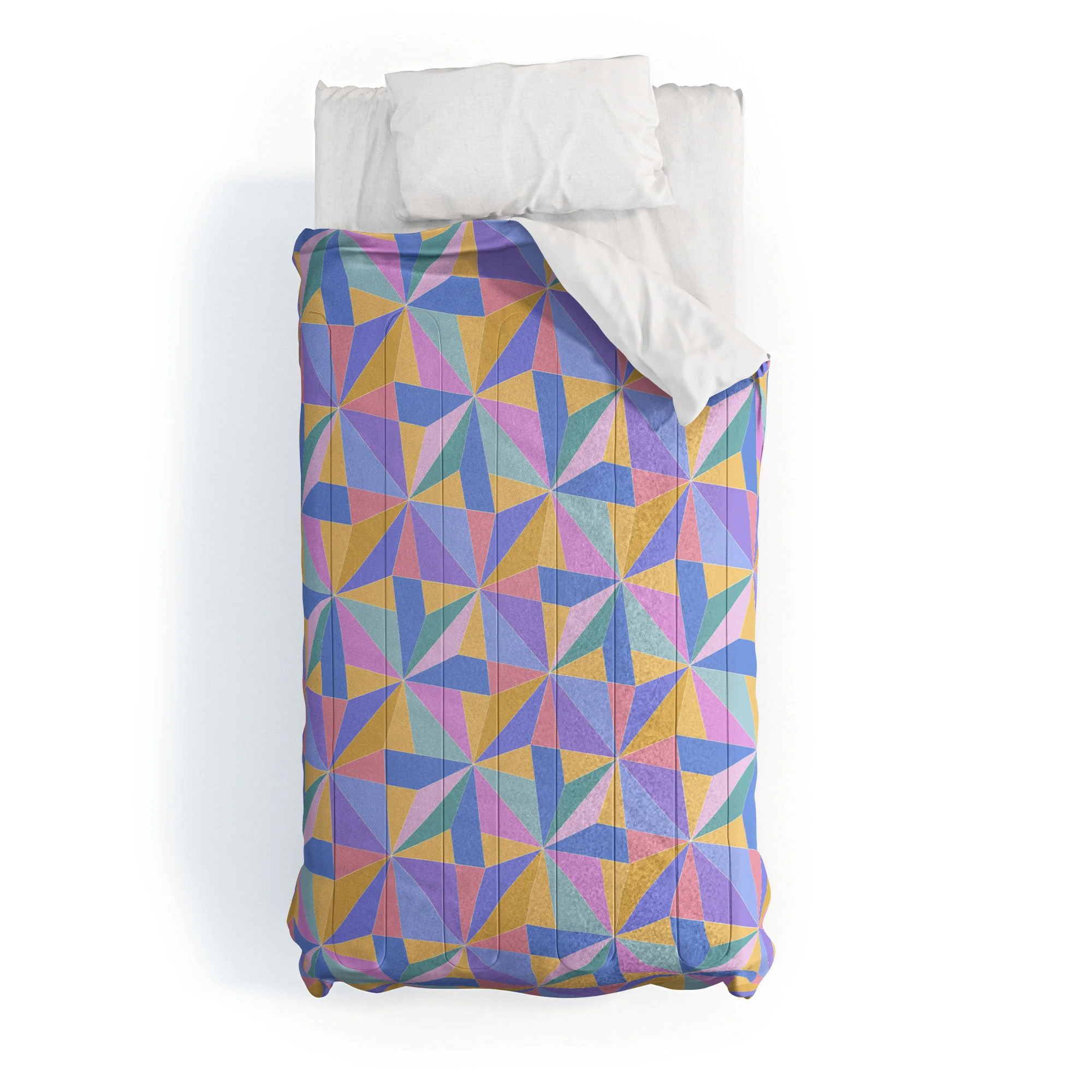 Colour Poems Kaleidoscope III Comforter - Image 4