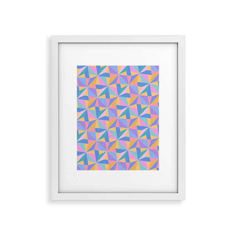 Colour Poems Kaleidoscope III Framed Art Print - Image 43