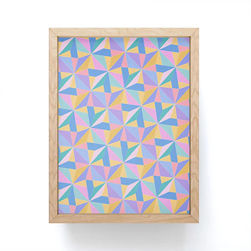 Colour Poems Kaleidoscope III Framed Mini Art Print - Image 4