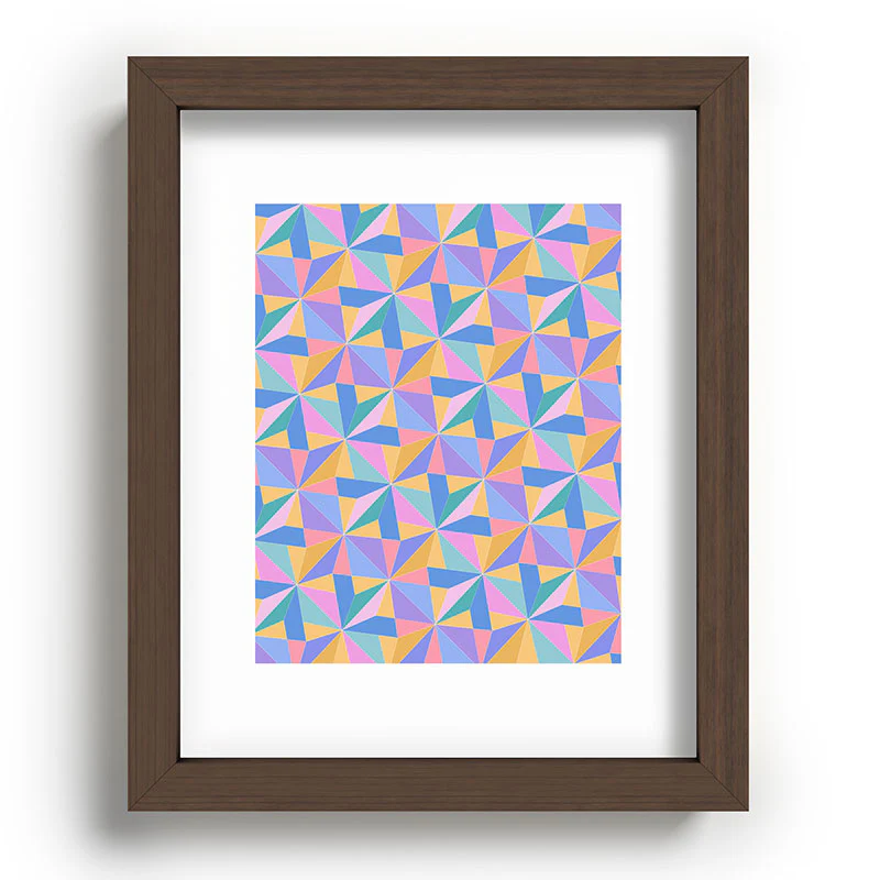 Colour Poems Kaleidoscope III Recessed Framing Rectangle - Image 7