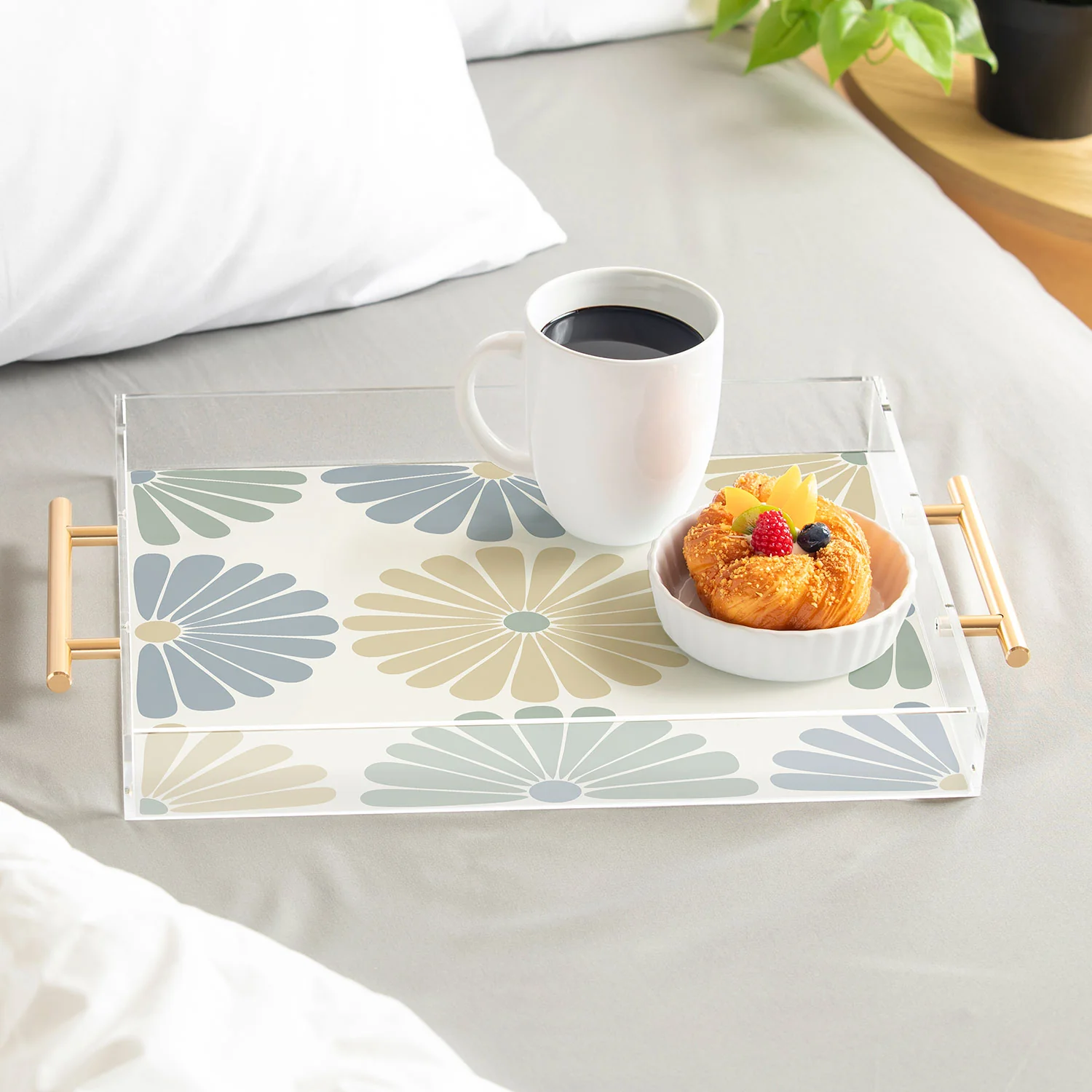 Colour Poems Retro Daisy Multicolor I Acrylic Tray - Image 10