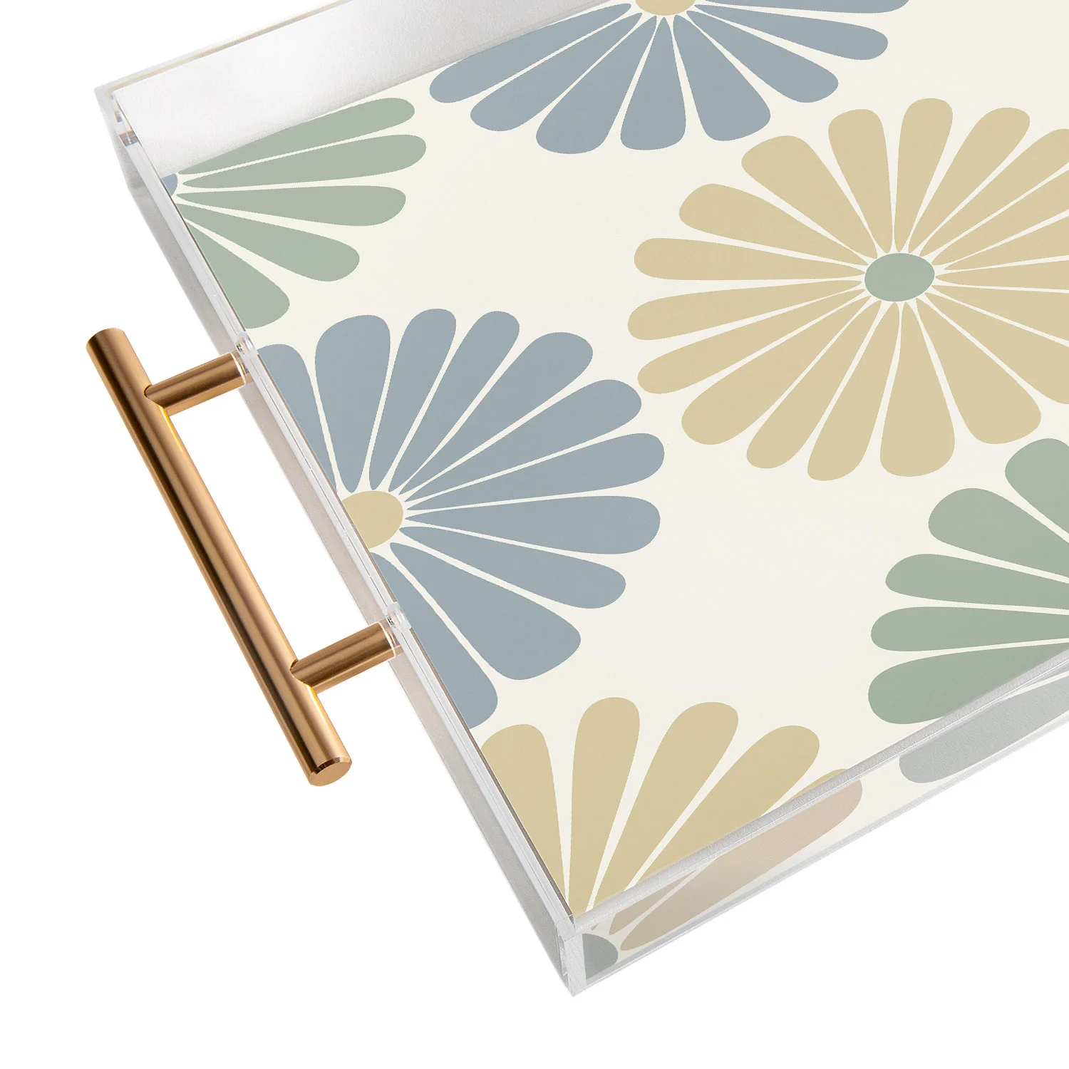 Colour Poems Retro Daisy Multicolor I Acrylic Tray - Image 7