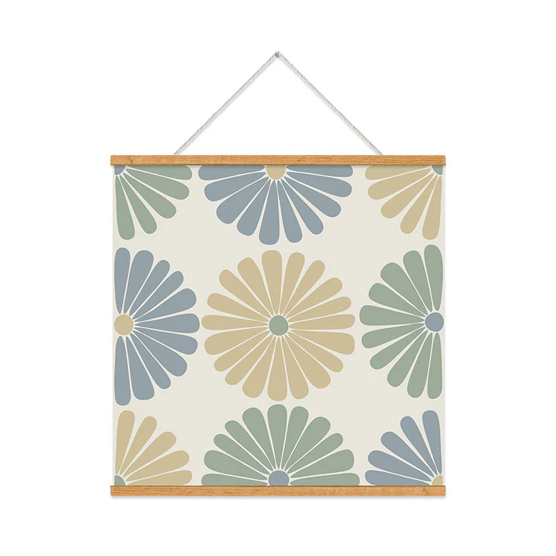 Colour Poems Retro Daisy Multicolor I Art Print - Image 43