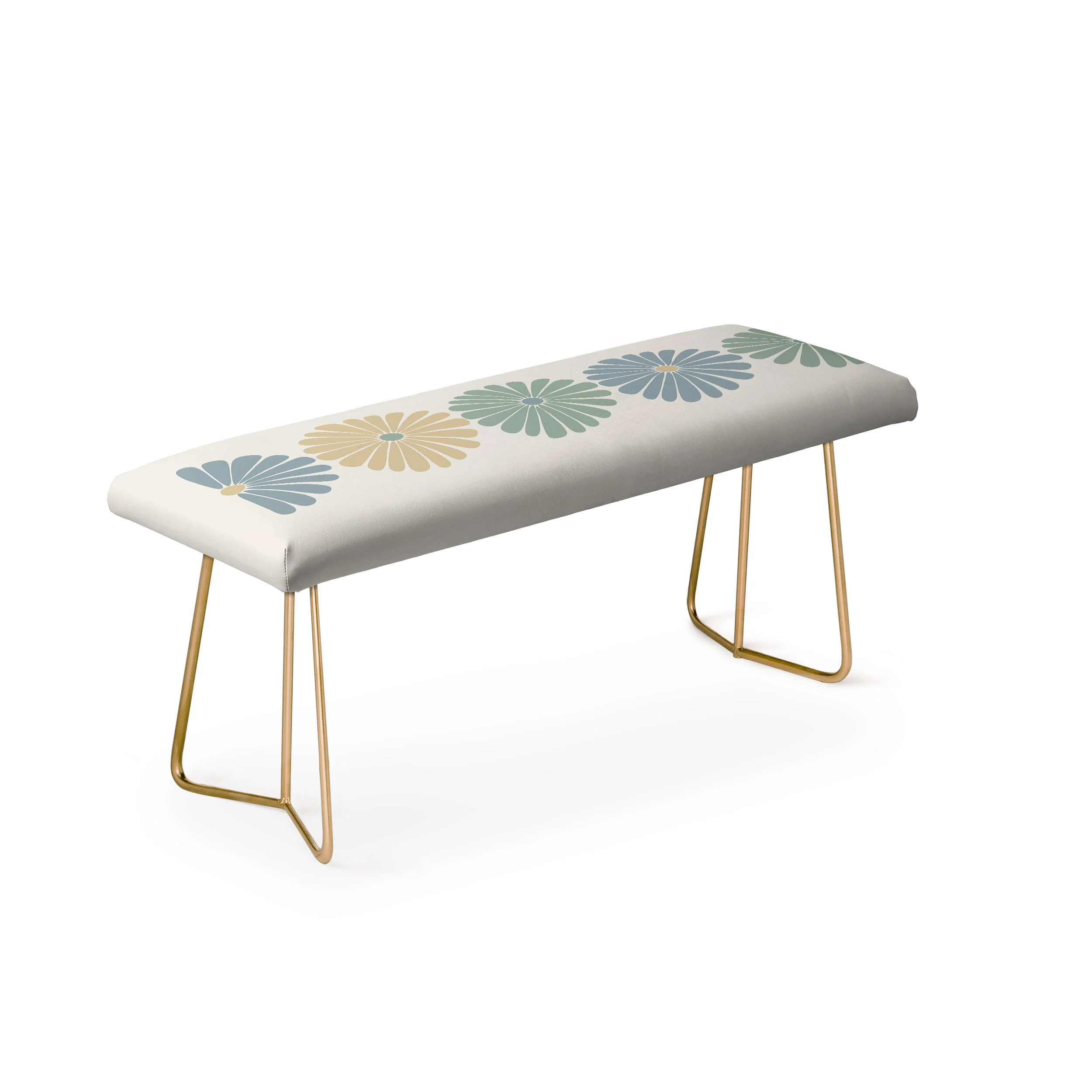 Colour Poems Retro Daisy Multicolor I Bench - Image 3