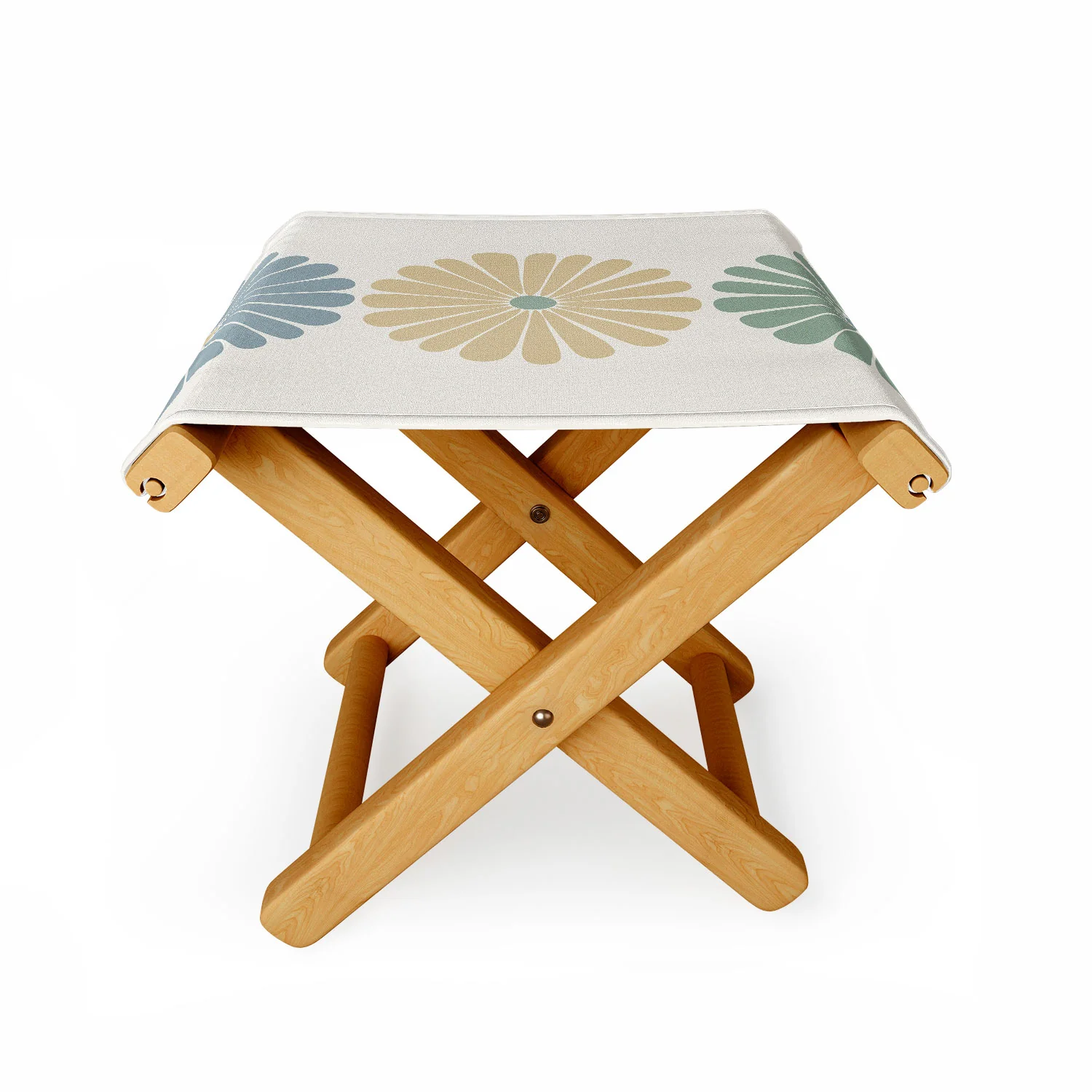 Colour Poems Retro Daisy Multicolor I Folding Stool