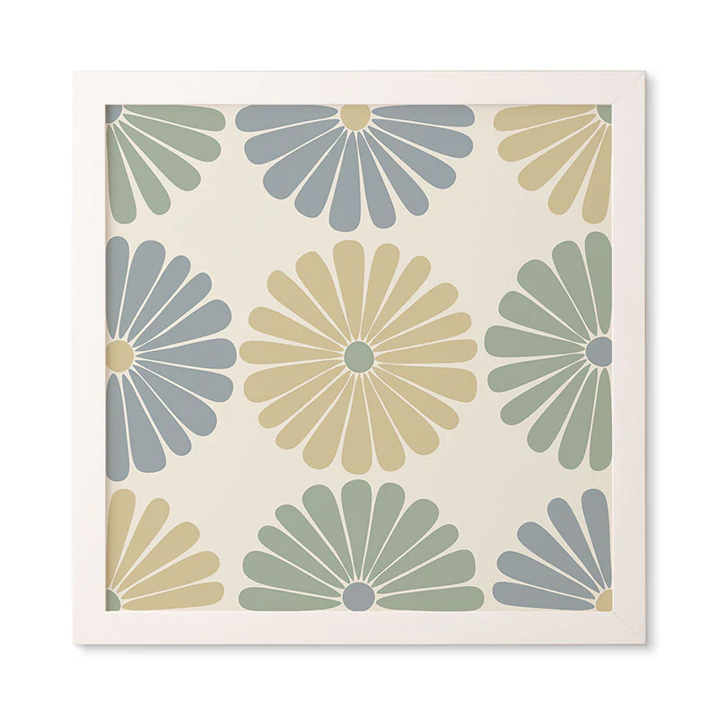 Colour Poems Retro Daisy Multicolor I Framed Wall Art - Image 15