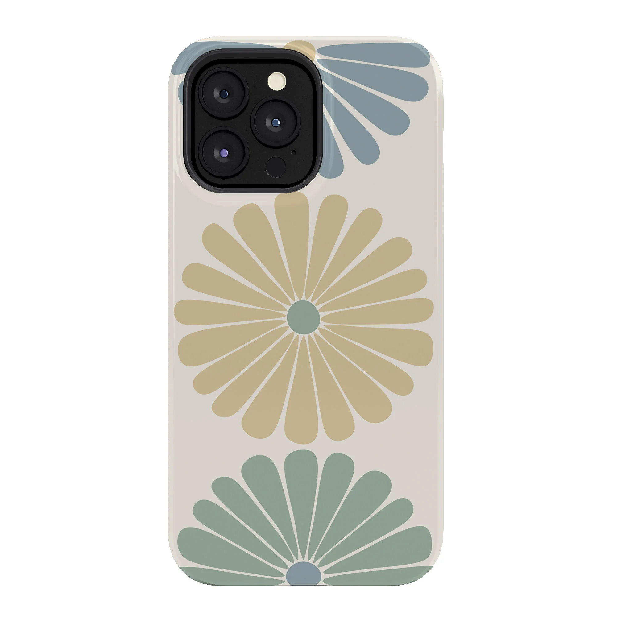 Colour Poems Retro Daisy Multicolor I Phone Case - Image 46