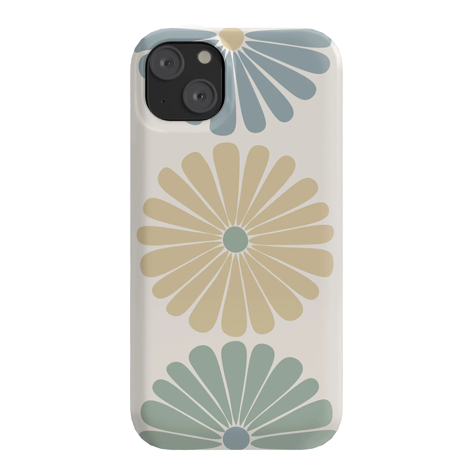 Colour Poems Retro Daisy Multicolor I Phone Case - Image 53
