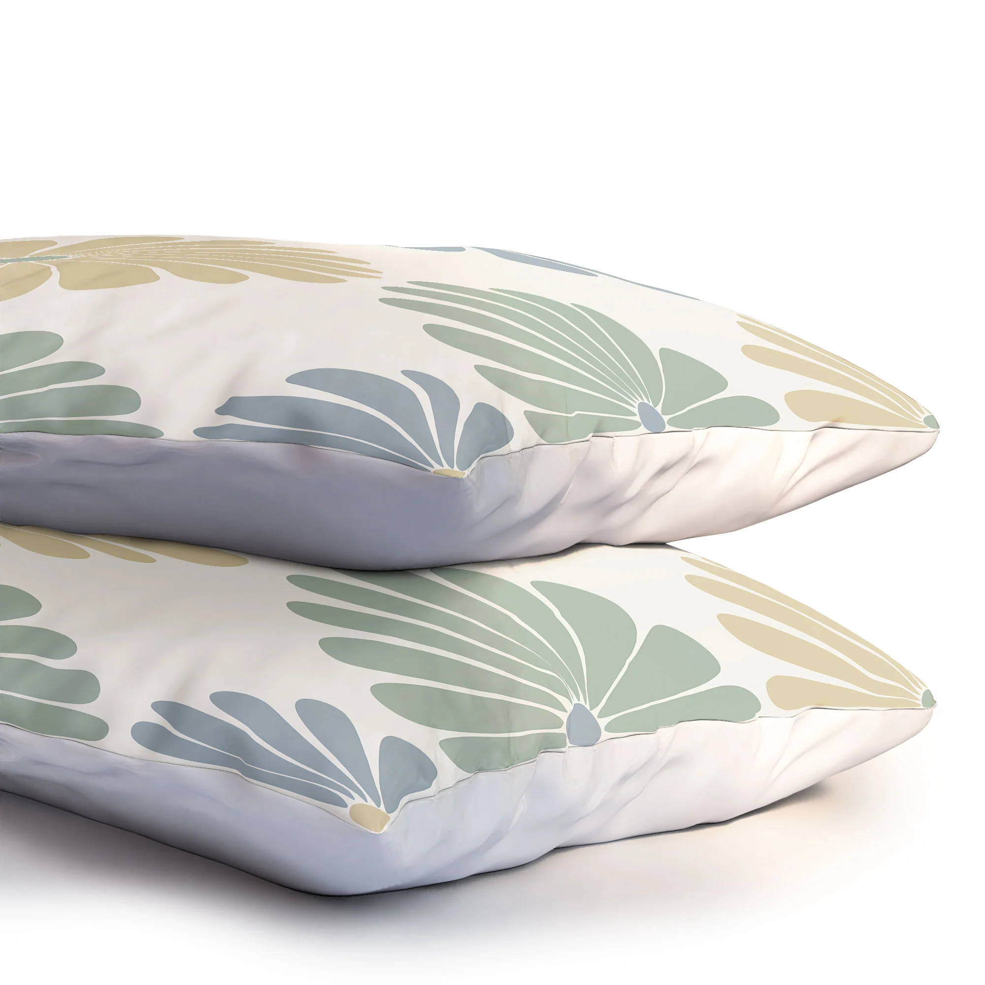 Colour Poems Retro Daisy Multicolor I Pillow Shams - Image 6