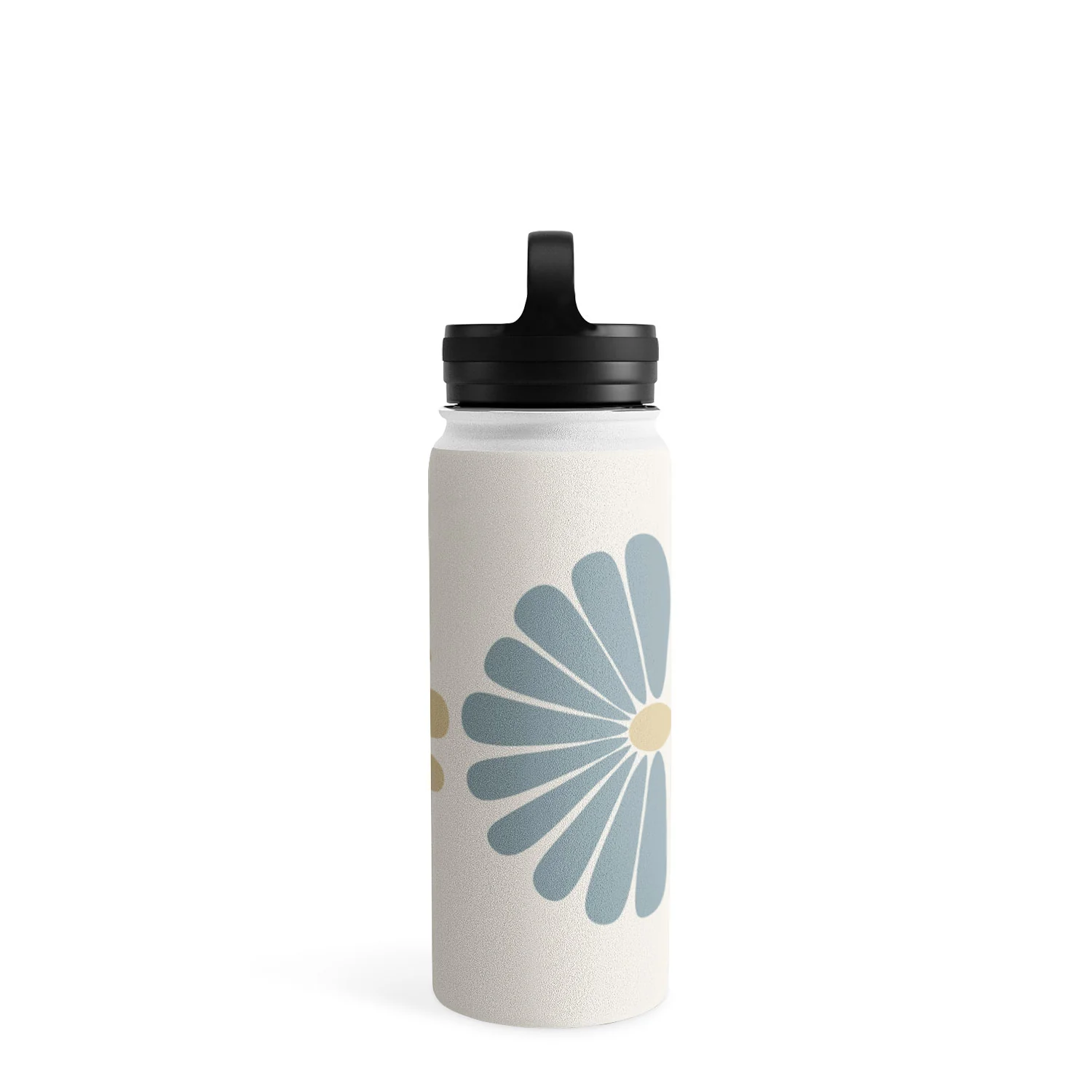 Colour Poems Retro Daisy Multicolor I Water Bottle - Image 23