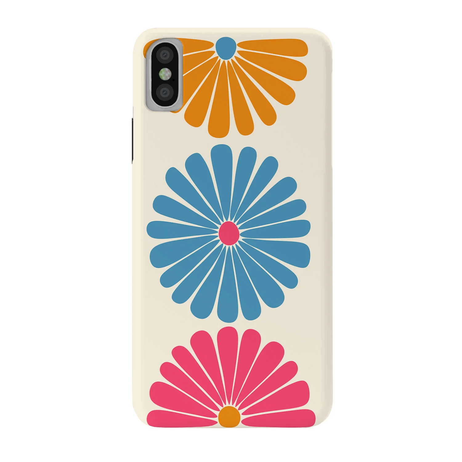 Colour Poems Retro Daisy Multicolor II Phone Case - Image 12