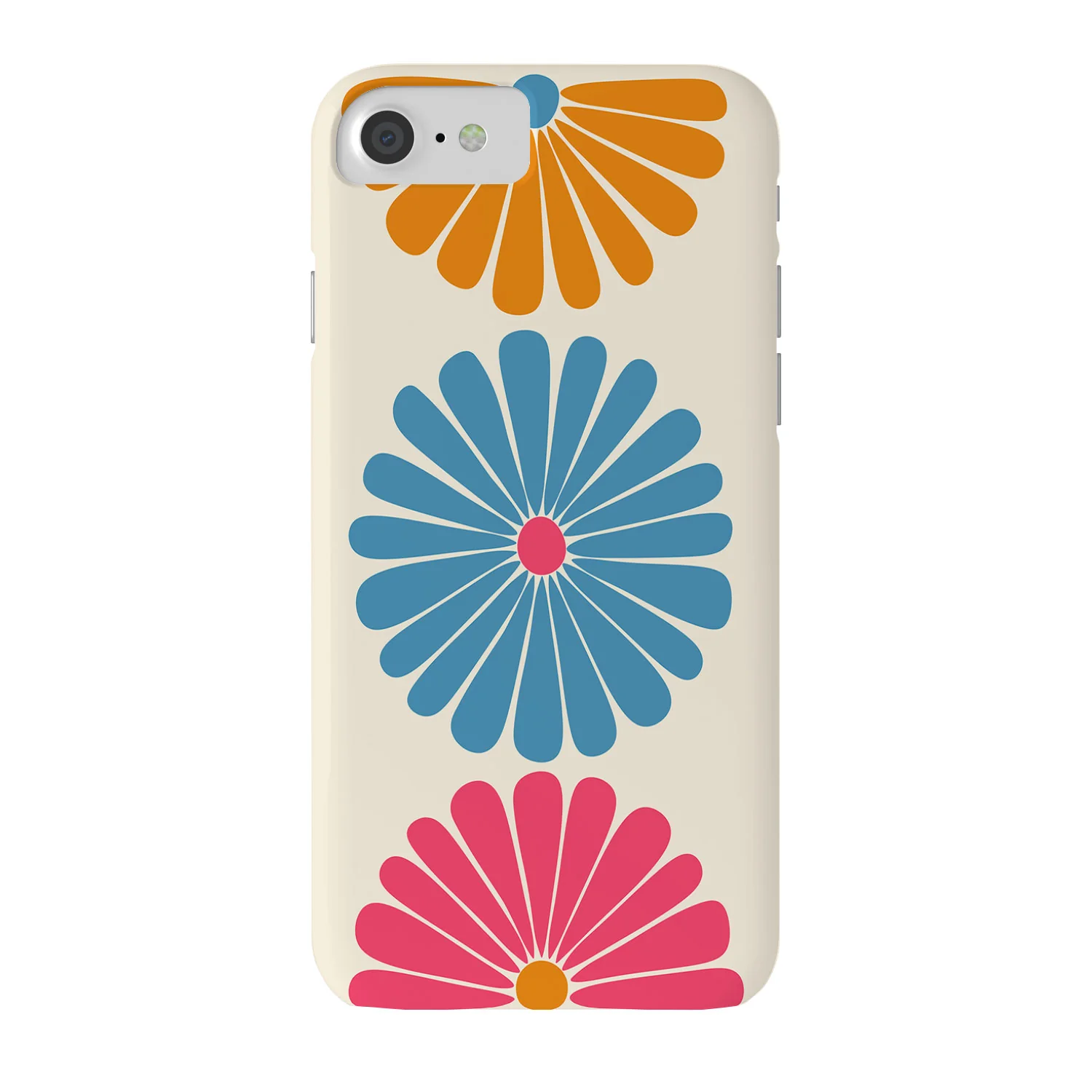 Colour Poems Retro Daisy Multicolor II Phone Case - Image 16
