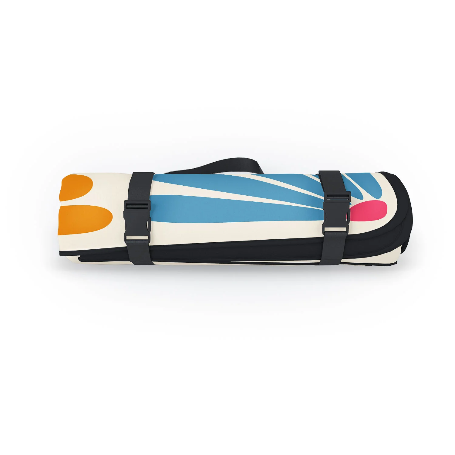 Colour Poems Retro Daisy Multicolor II Picnic Blanket - Image 2
