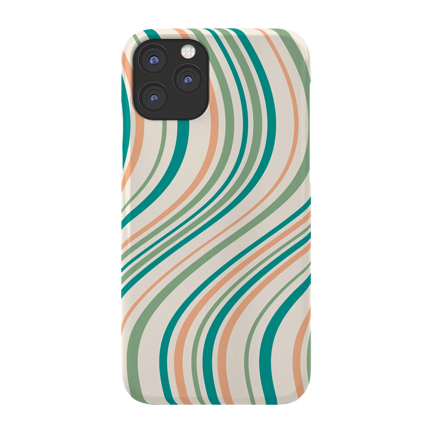 Colour Poems Wavy Retro Stripes II Phone Case - Image 10