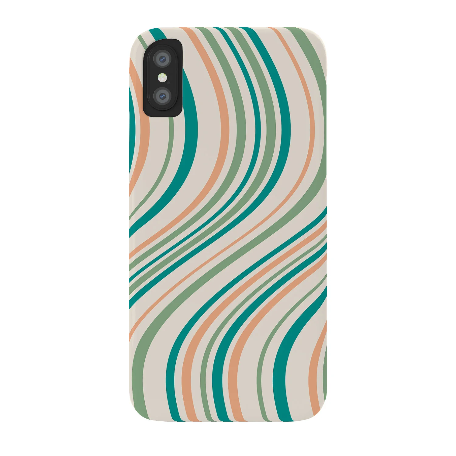 Colour Poems Wavy Retro Stripes II Phone Case - Image 14
