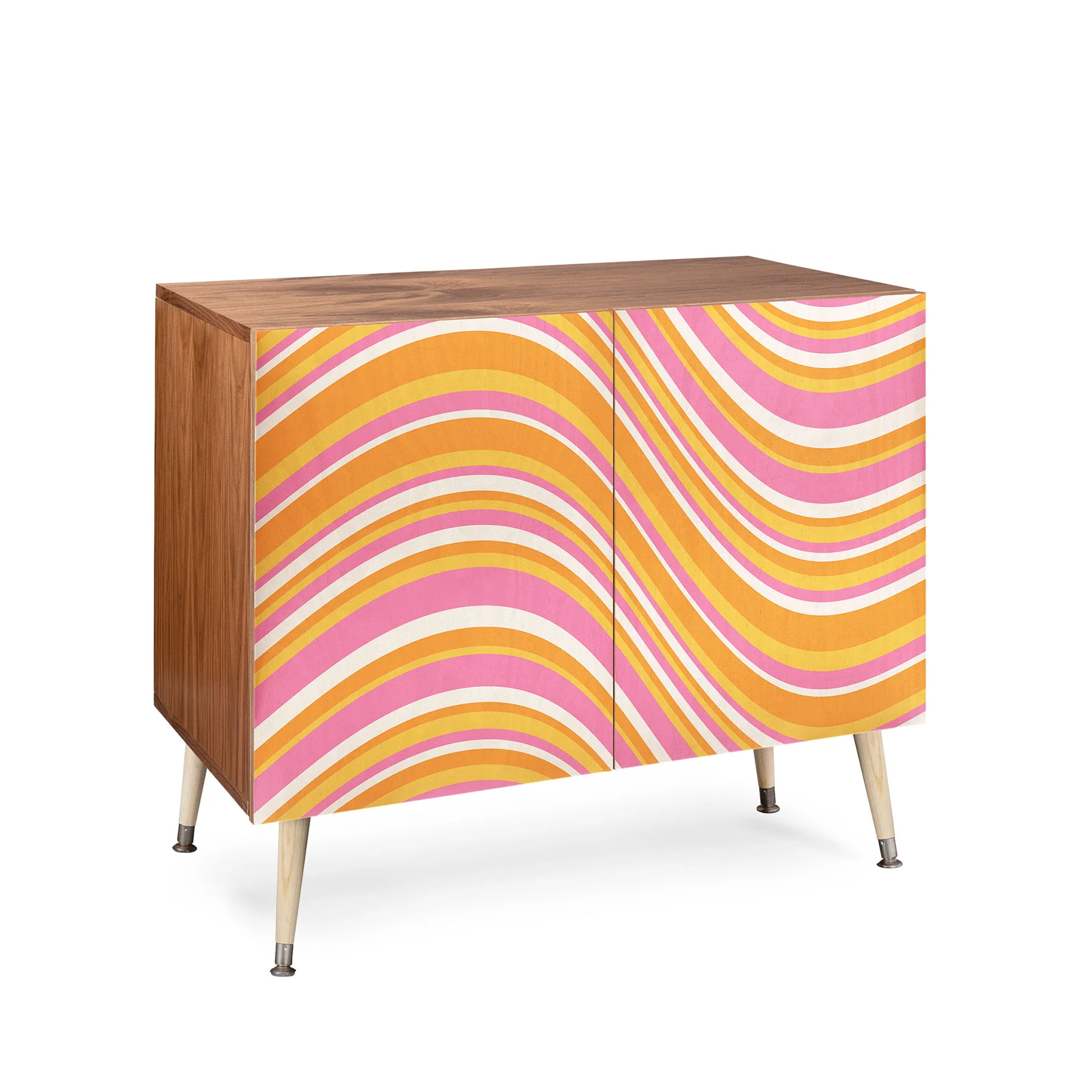 Colour Poems Wavy Retro Stripes III Credenza - Image 14