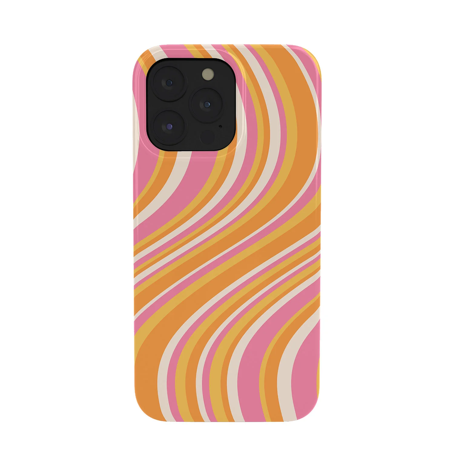 Colour Poems Wavy Retro Stripes III Phone Case - Image 3