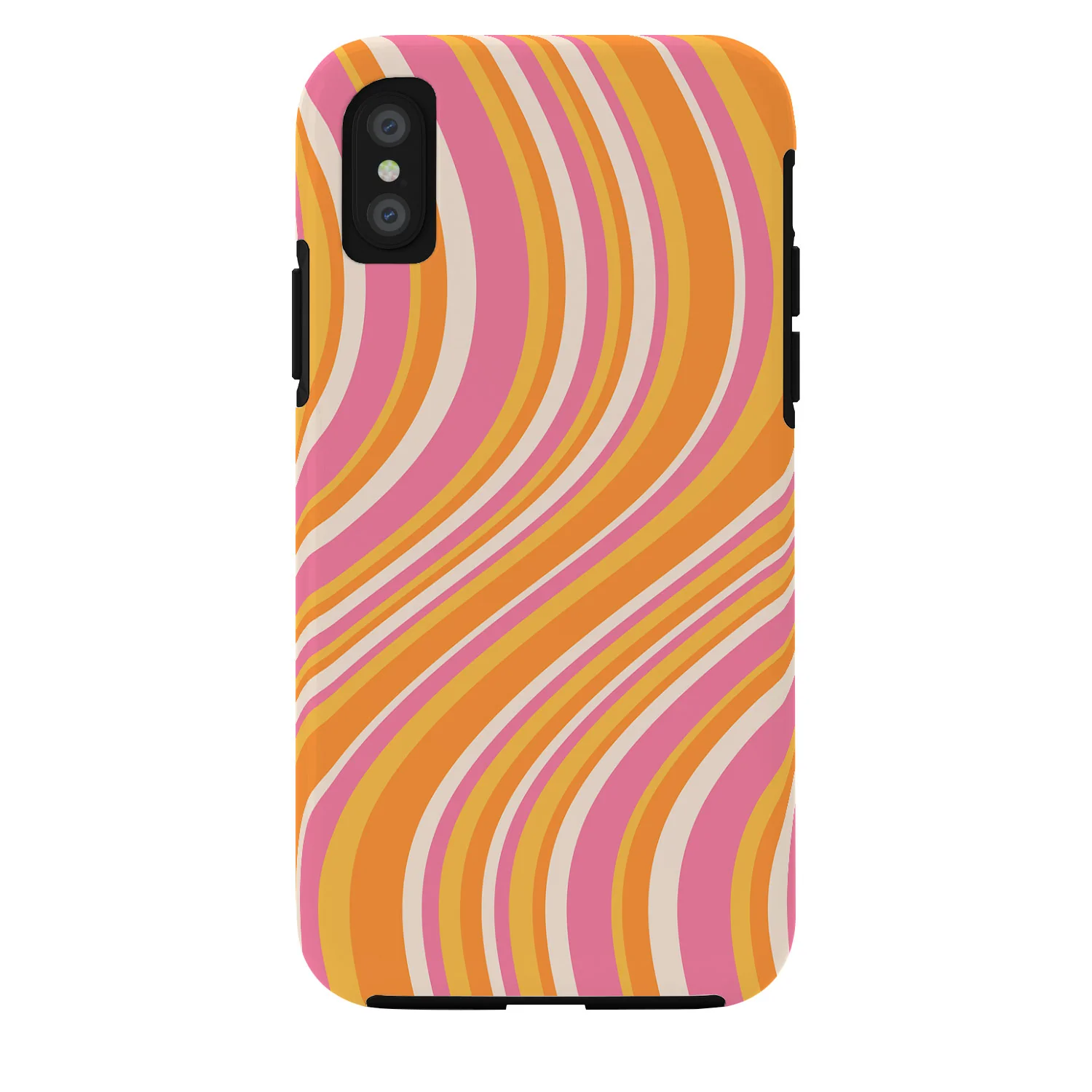 Colour Poems Wavy Retro Stripes III Phone Case - Image 33