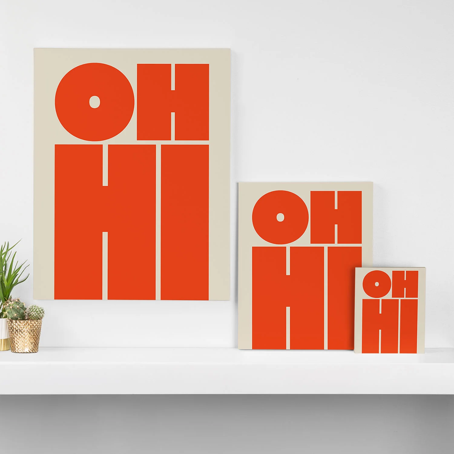 Cuss Yeah Designs OH HI Art Canvas - Image 6