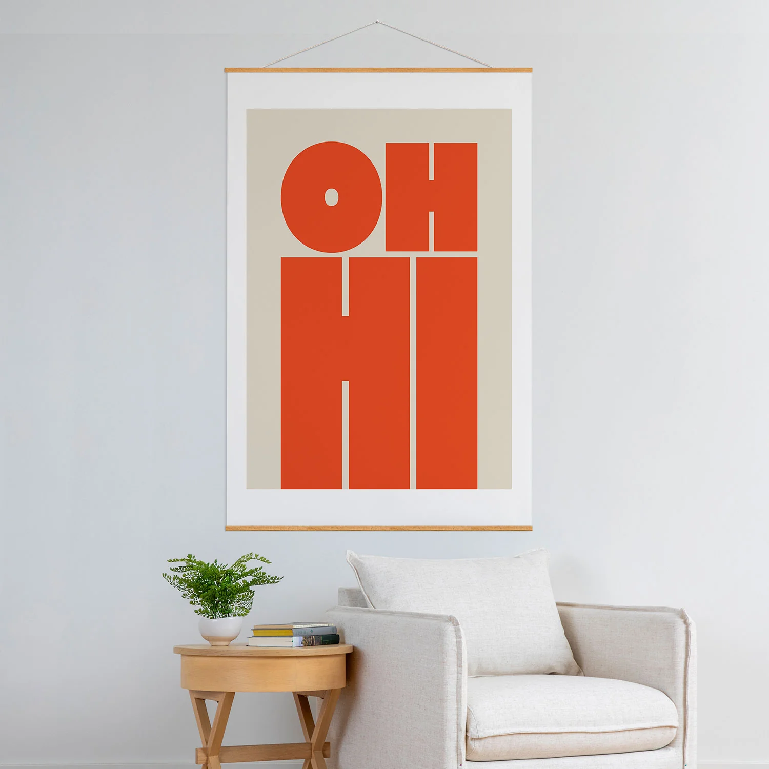 Cuss Yeah Designs OH HI Art Print - Image 54