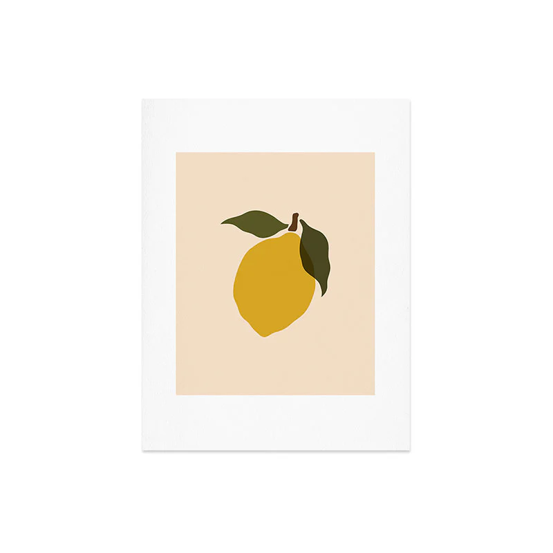 Cuss Yeah Designs Single Lemon I Art Print - Image 10