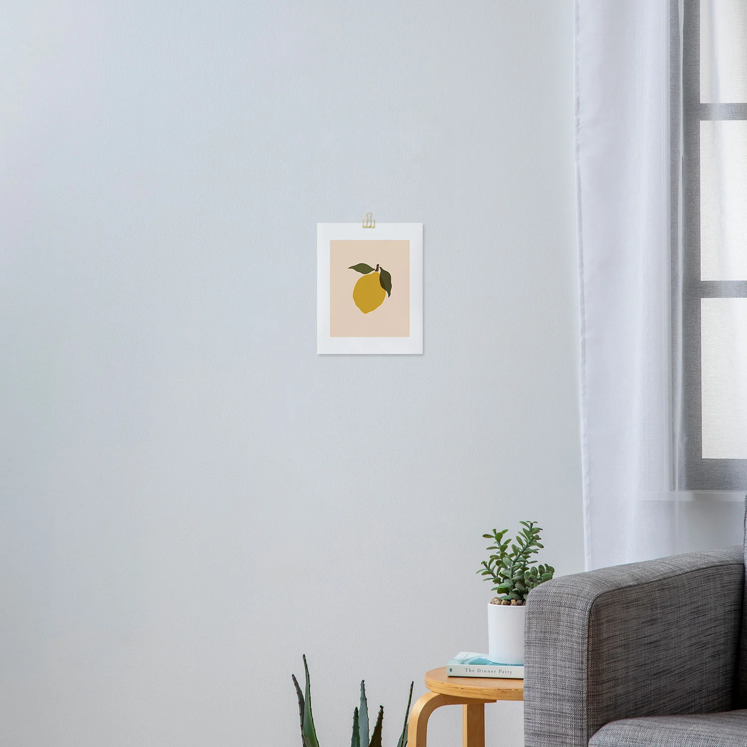 Cuss Yeah Designs Single Lemon I Art Print - Image 3